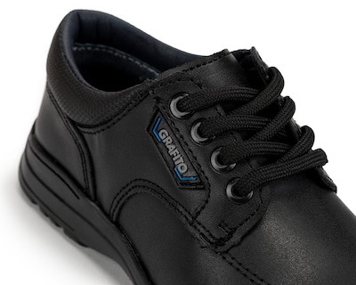 Foto 6 | Zapatos Escolares Grafito de Piel para Niño