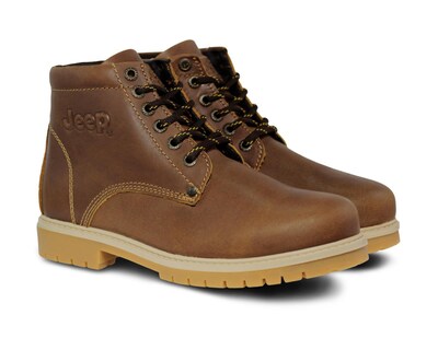 Foto 1 | Botas Casuales Jeep de Piel para Hombre