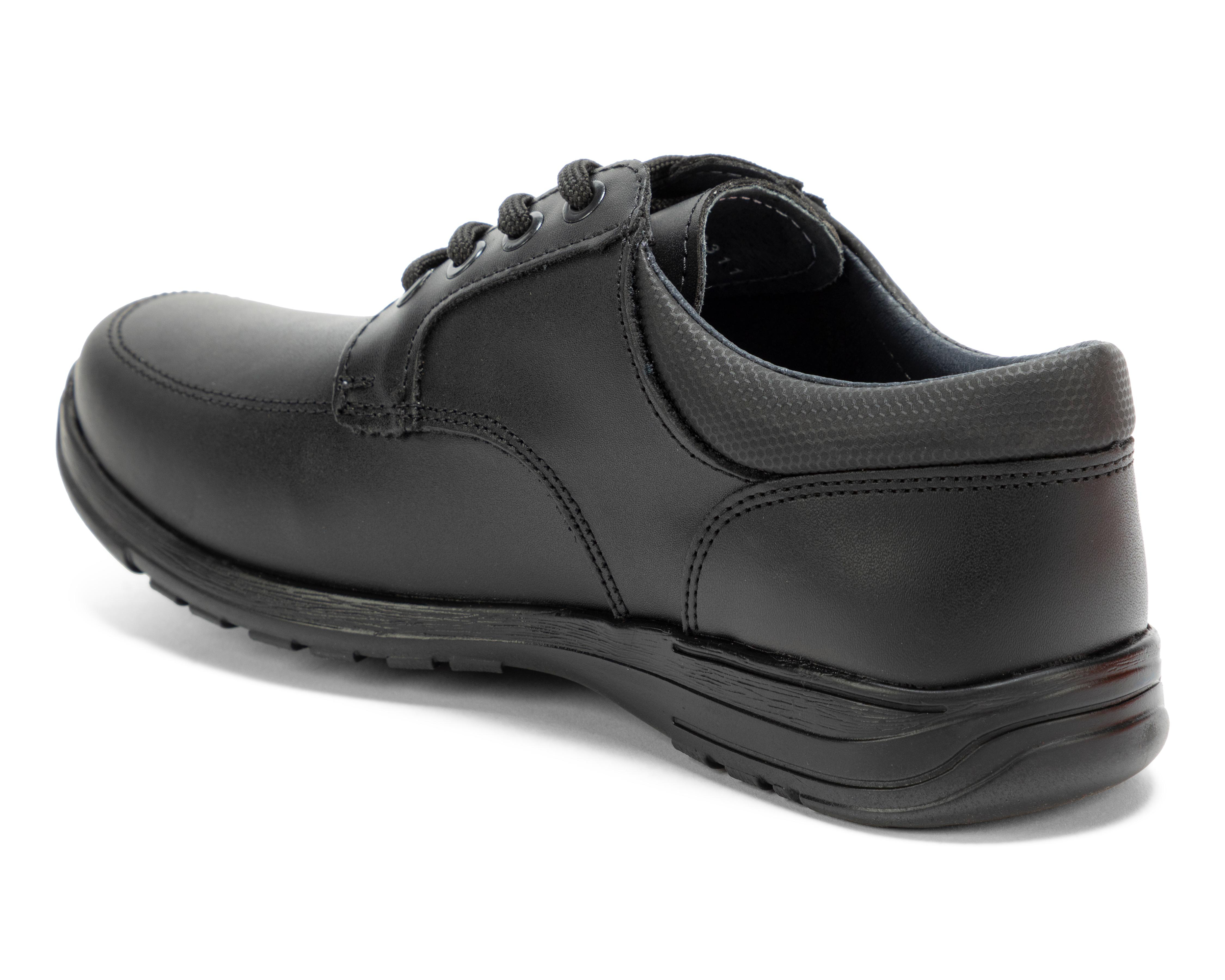 Foto 4 pulgar | Zapatos Escolares Grafito de Piel Juveniles