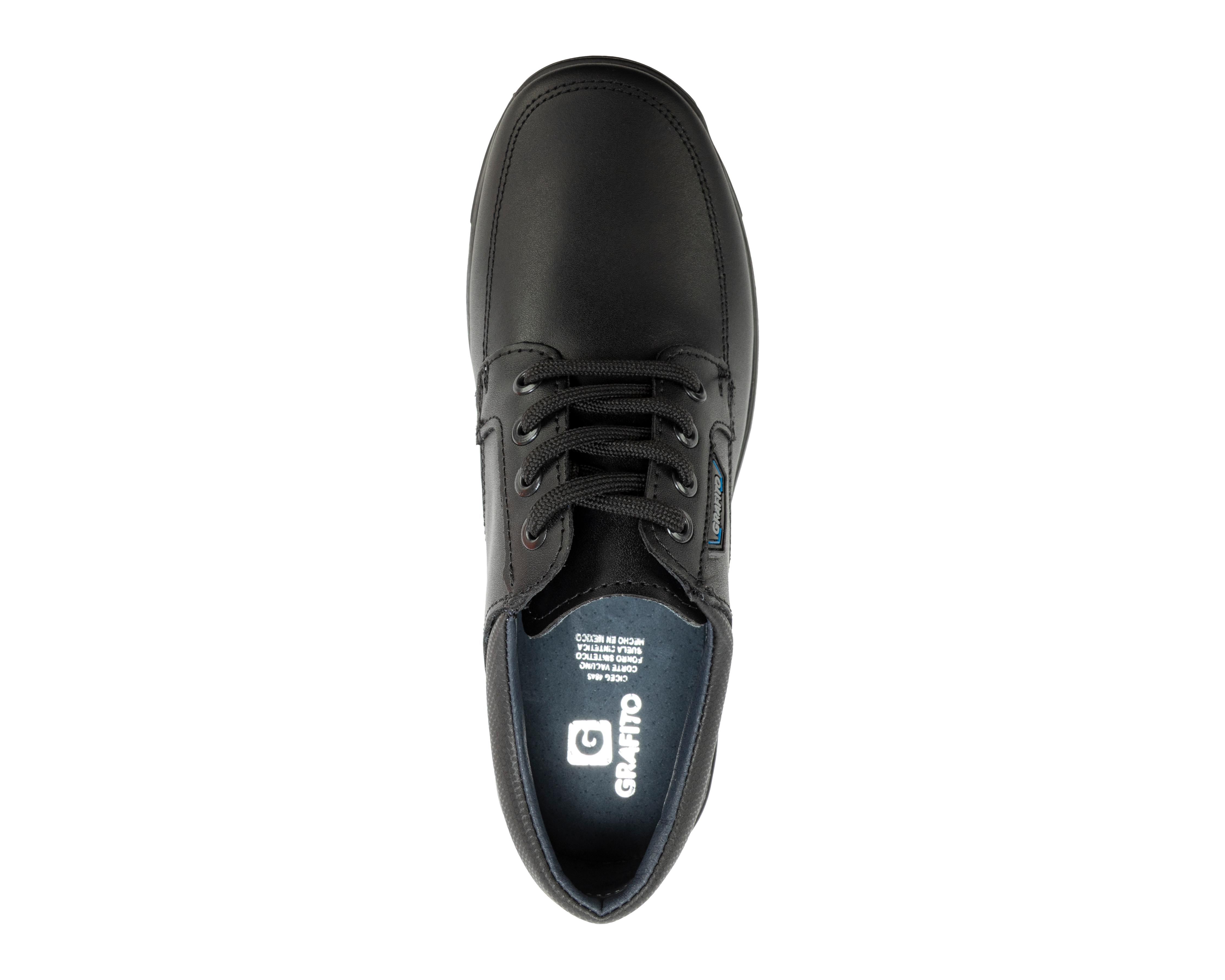 Foto 5 | Zapatos Escolares Grafito de Piel Juveniles