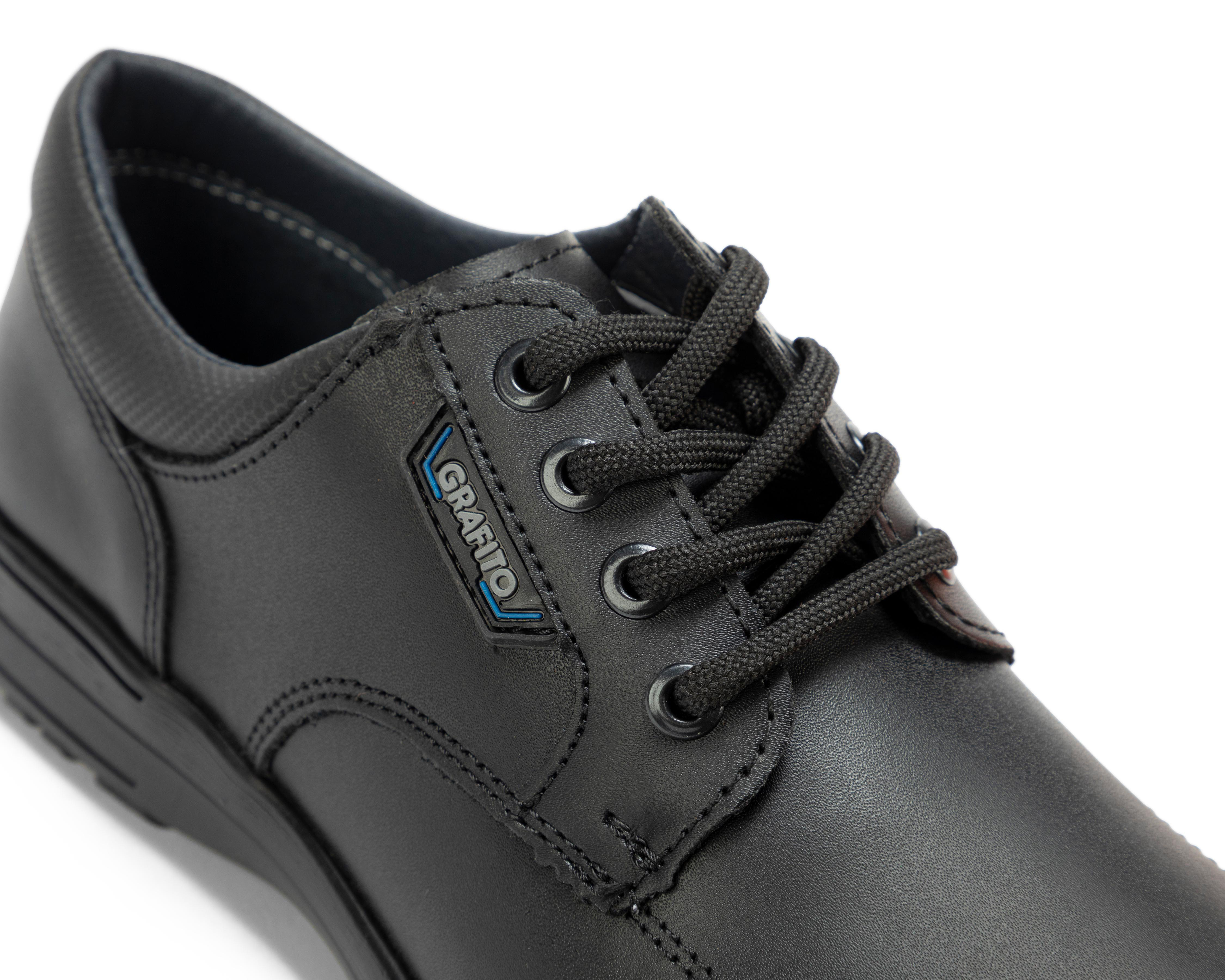 Foto 6 | Zapatos Escolares Grafito de Piel Juveniles