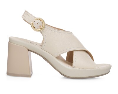 Foto 2 | Sandalias de Tacón Flexi de Piel para Mujer