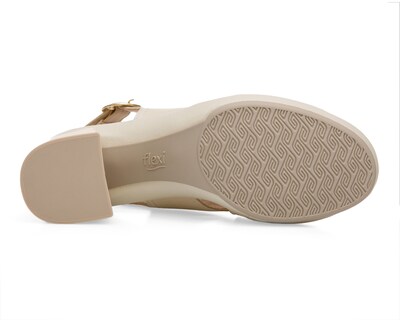 Foto 4 | Sandalias de Tacón Flexi de Piel para Mujer
