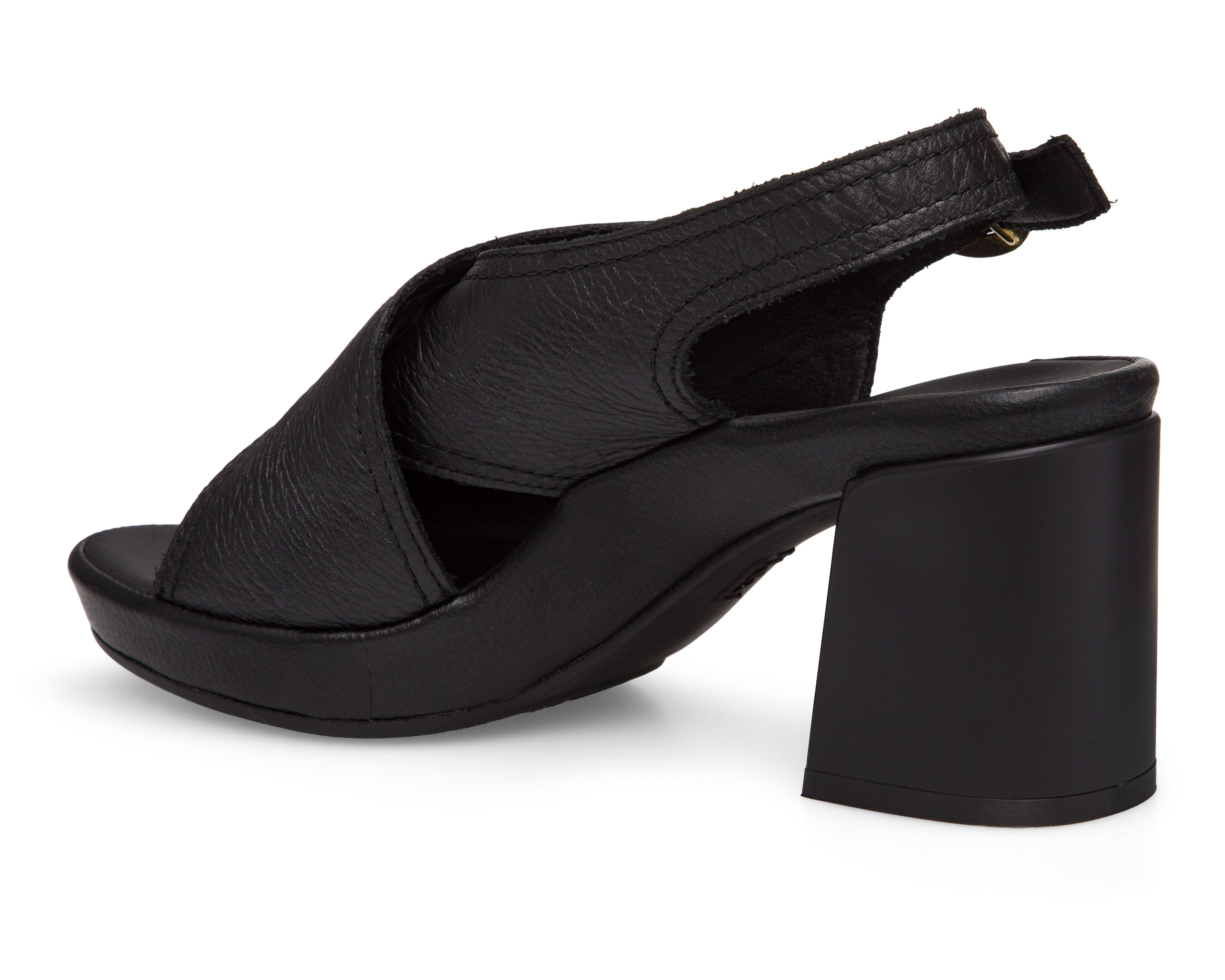 Foto 4 pulgar | Sandalias de Tacón Flexi de Piel para Mujer