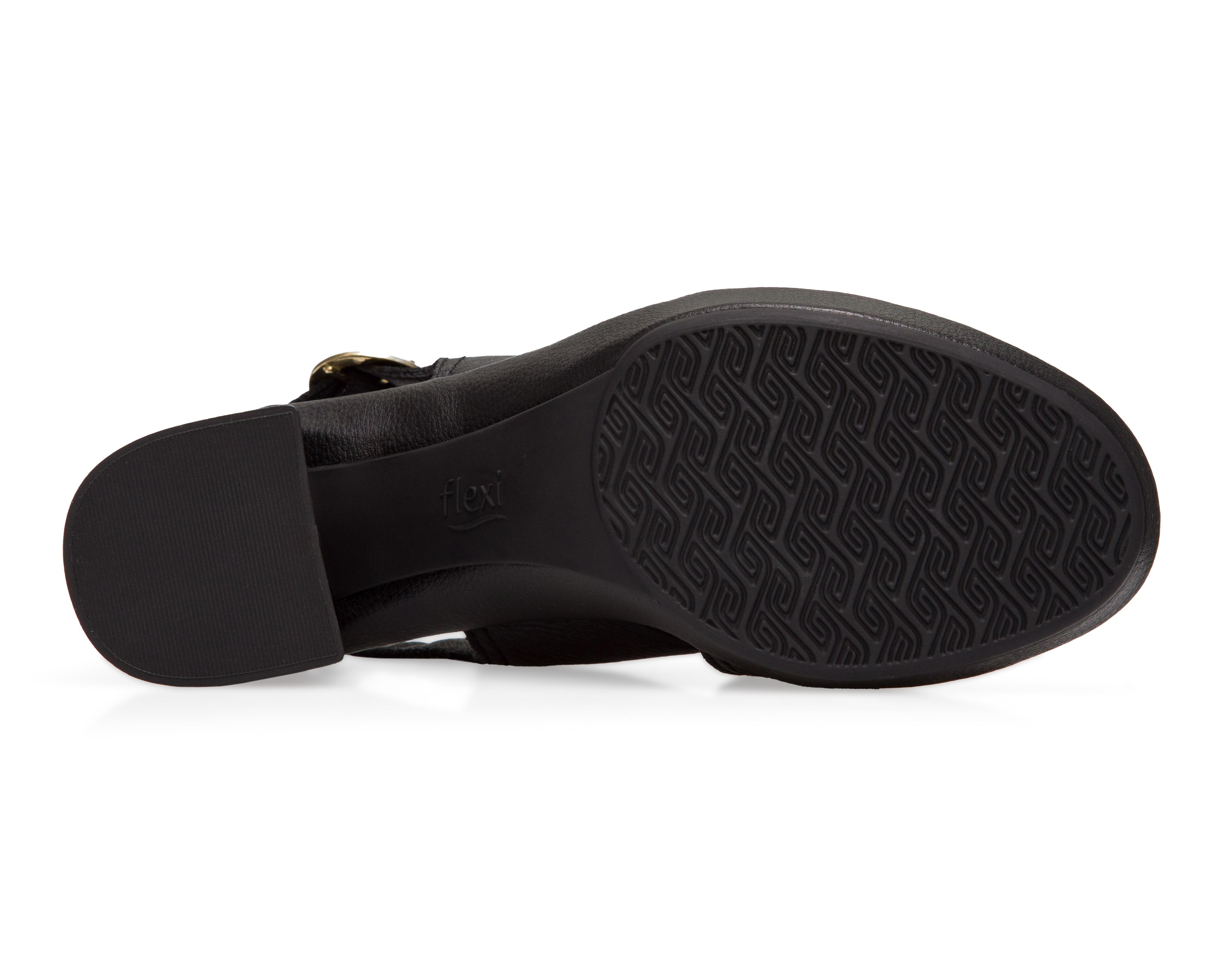 Foto 5 pulgar | Sandalias de Tacón Flexi de Piel para Mujer