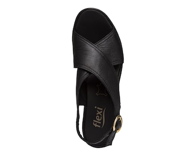 Foto 5 | Sandalias de Tacón Flexi de Piel para Mujer