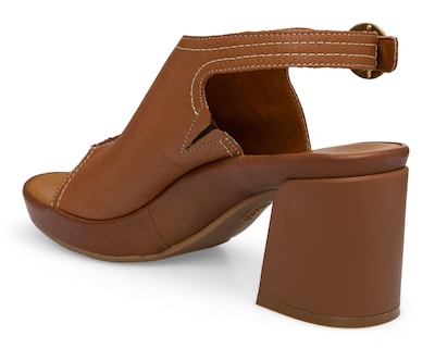 Foto 3 | Sandalias de Tacón Flexi de Piel para Mujer