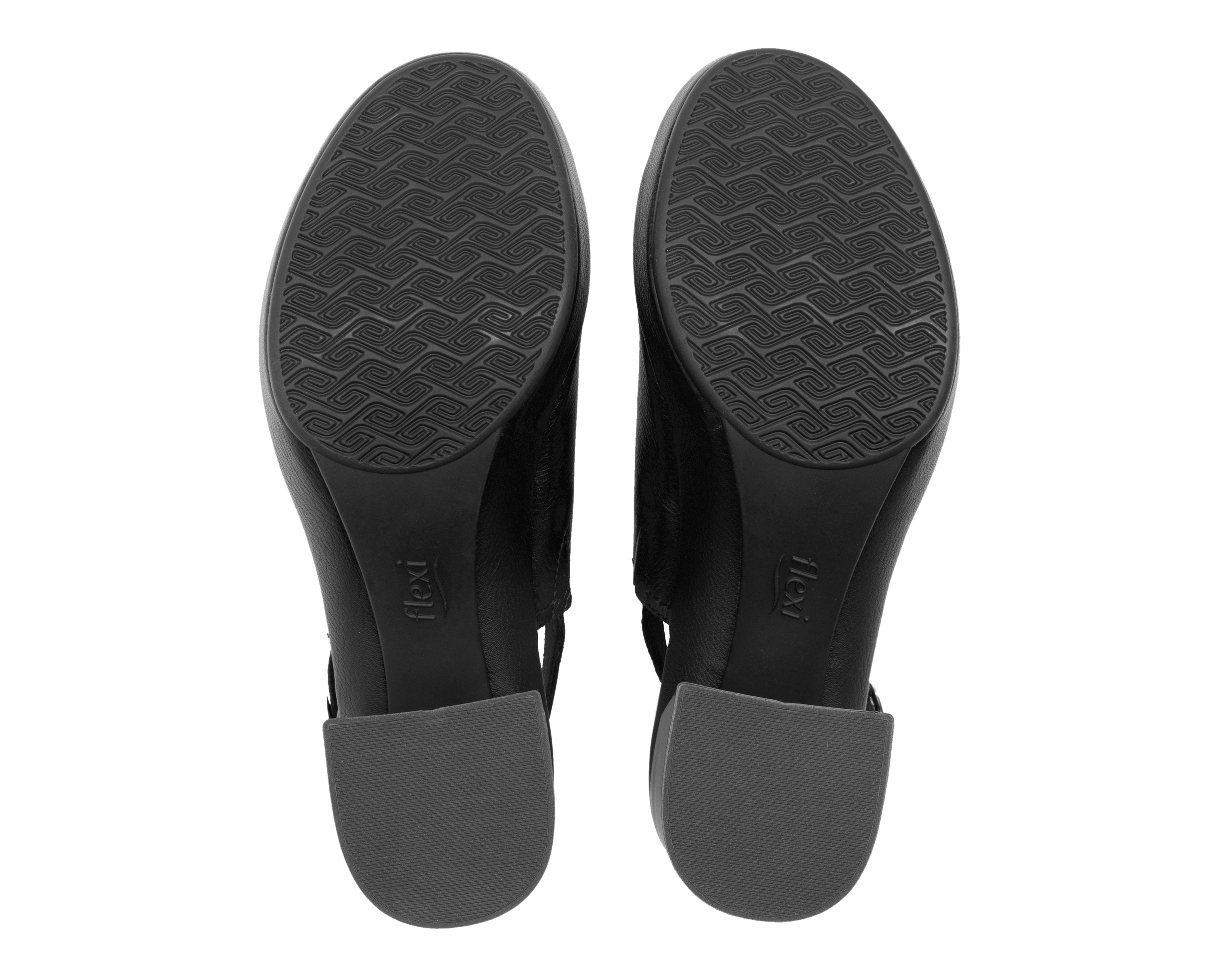 Foto 3 pulgar | Sandalias de Tacón Flexi de Piel para Mujer