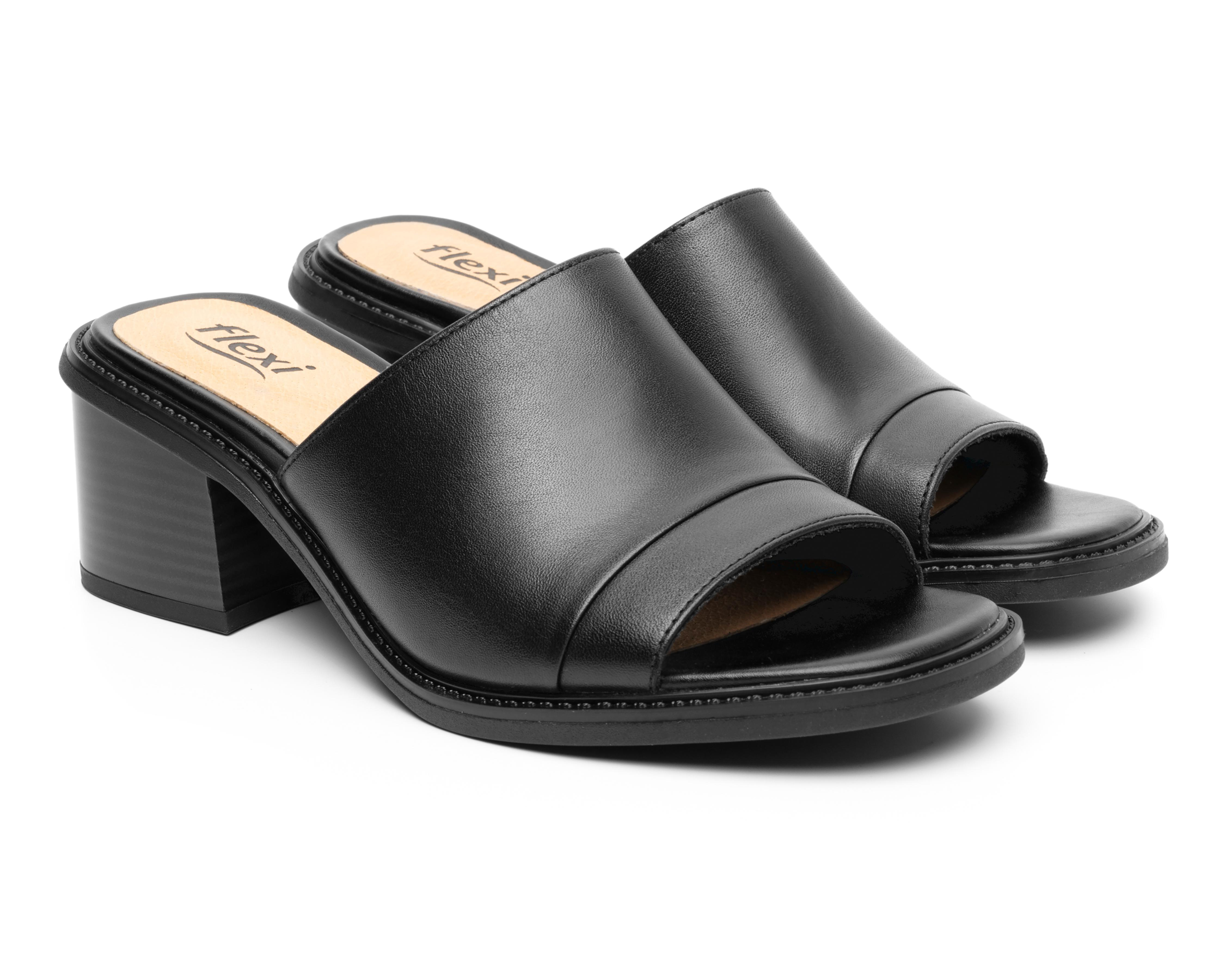 Foto 1 | Sandalias Confort Flexi de Piel para Mujer