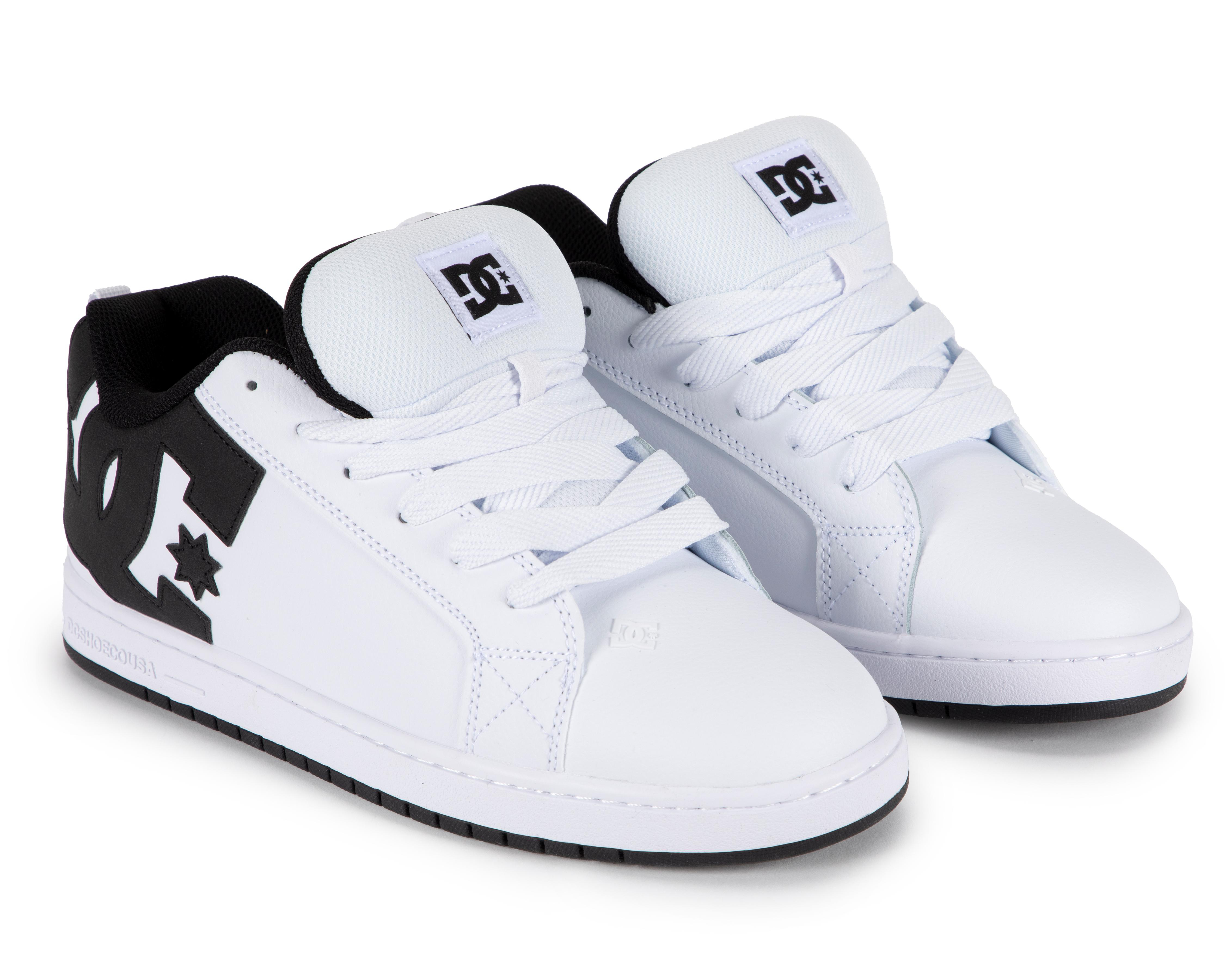 Foto 2 pulgar | Tenis para Skate DC Shoes Court Graffik de Piel para Hombre