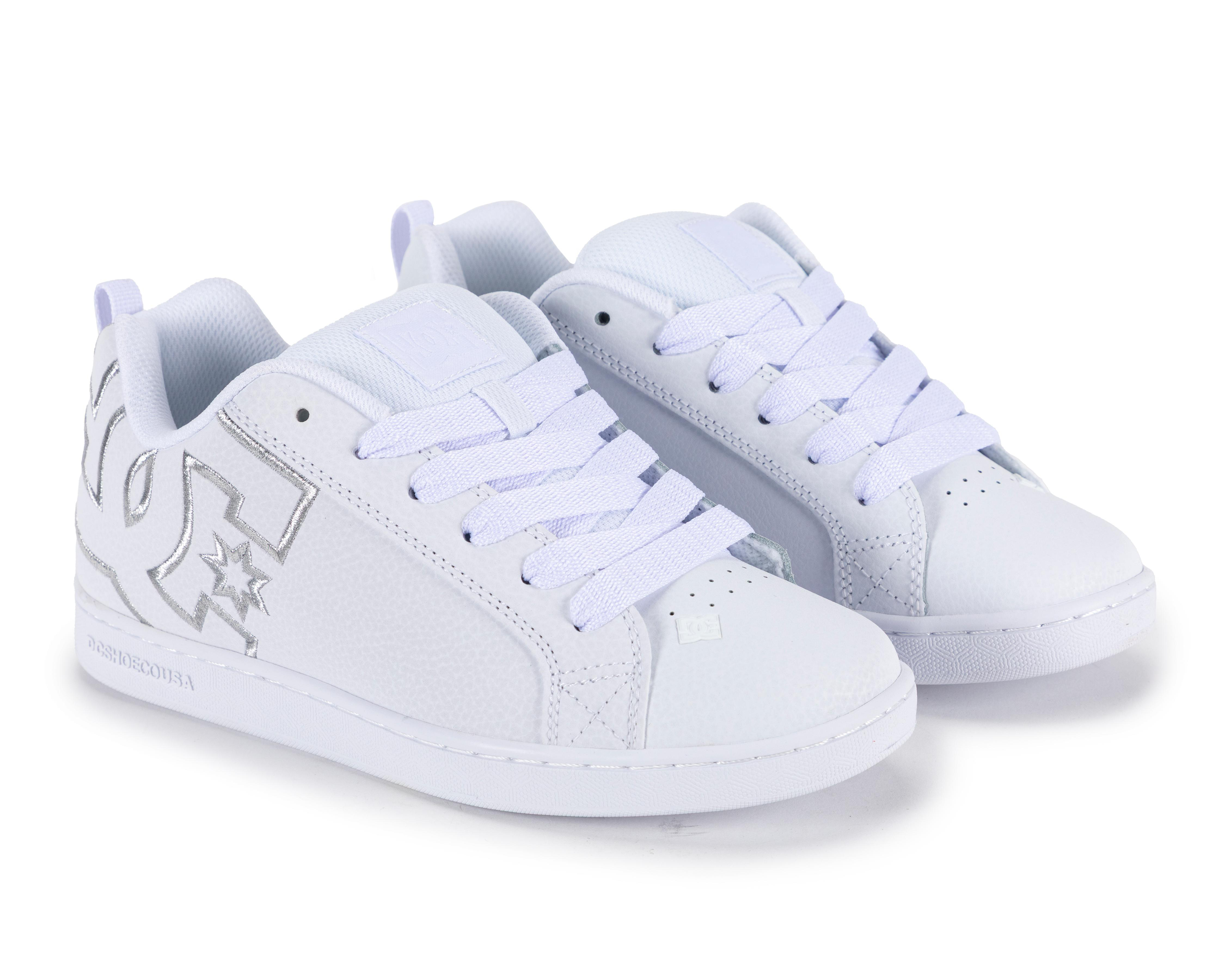 Foto 1 | Tenis para Skate DC Shoes Court Graffik de Piel Juveniles