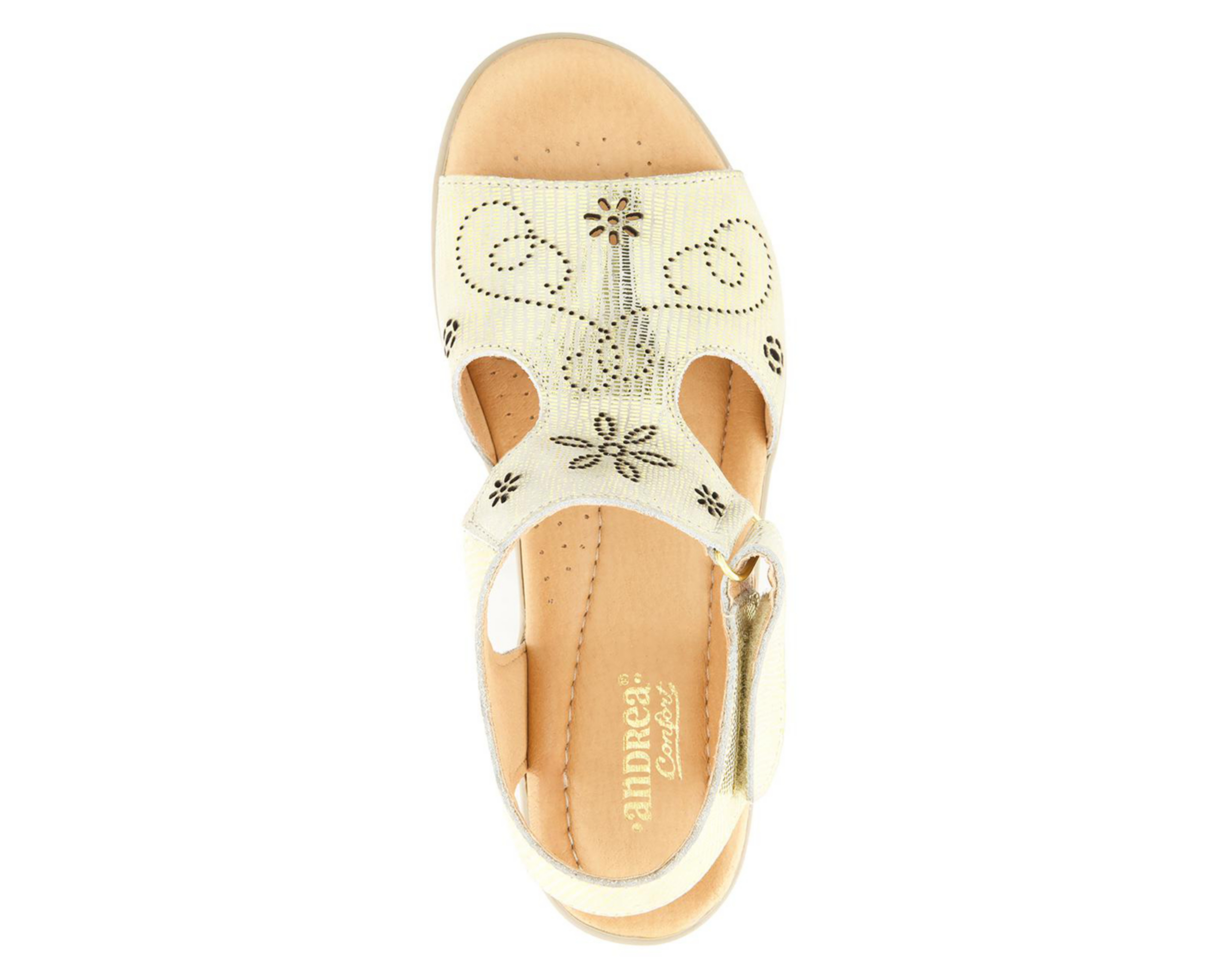 Foto 4 pulgar | Sandalias Confort Andrea de Piel para Mujer