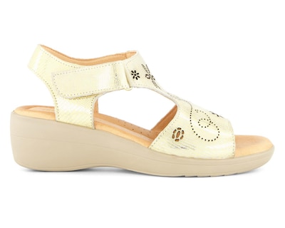Foto 4 | Sandalias Confort Andrea de Piel para Mujer
