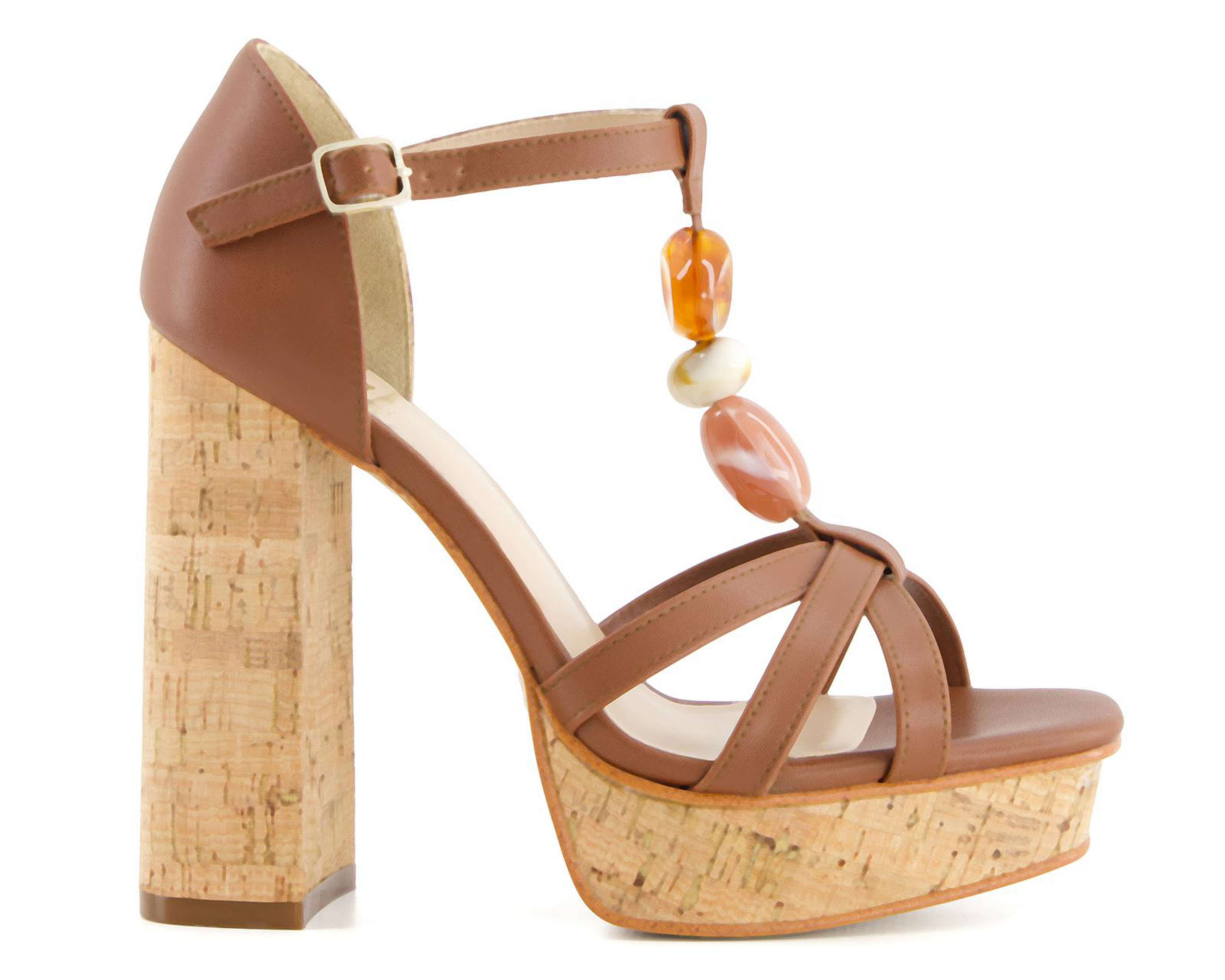 Foto 5 pulgar | Sandalias de Tacón Andrea para Mujer