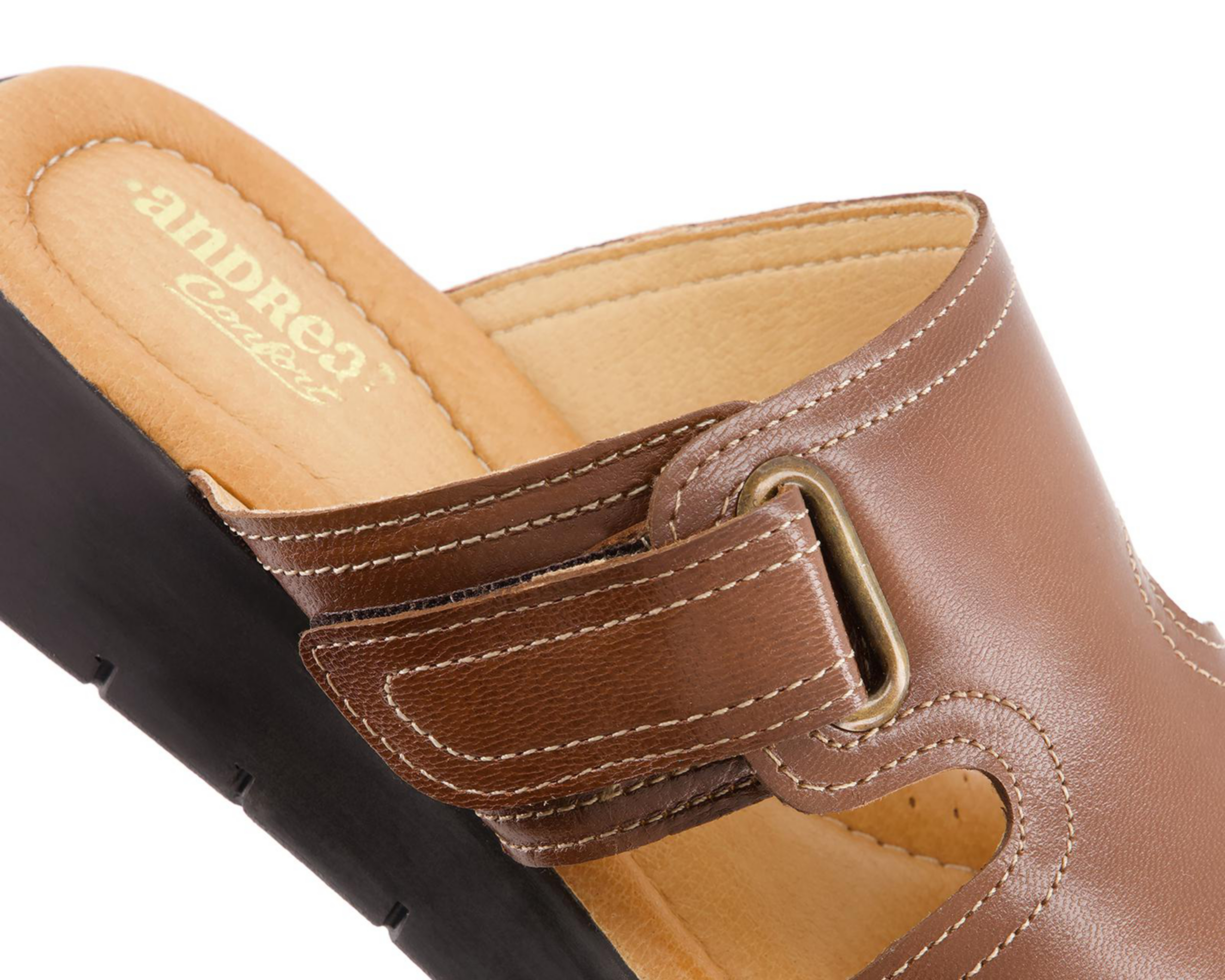 Foto 7 pulgar | Sandalias Confort Andrea de Piel para Mujer