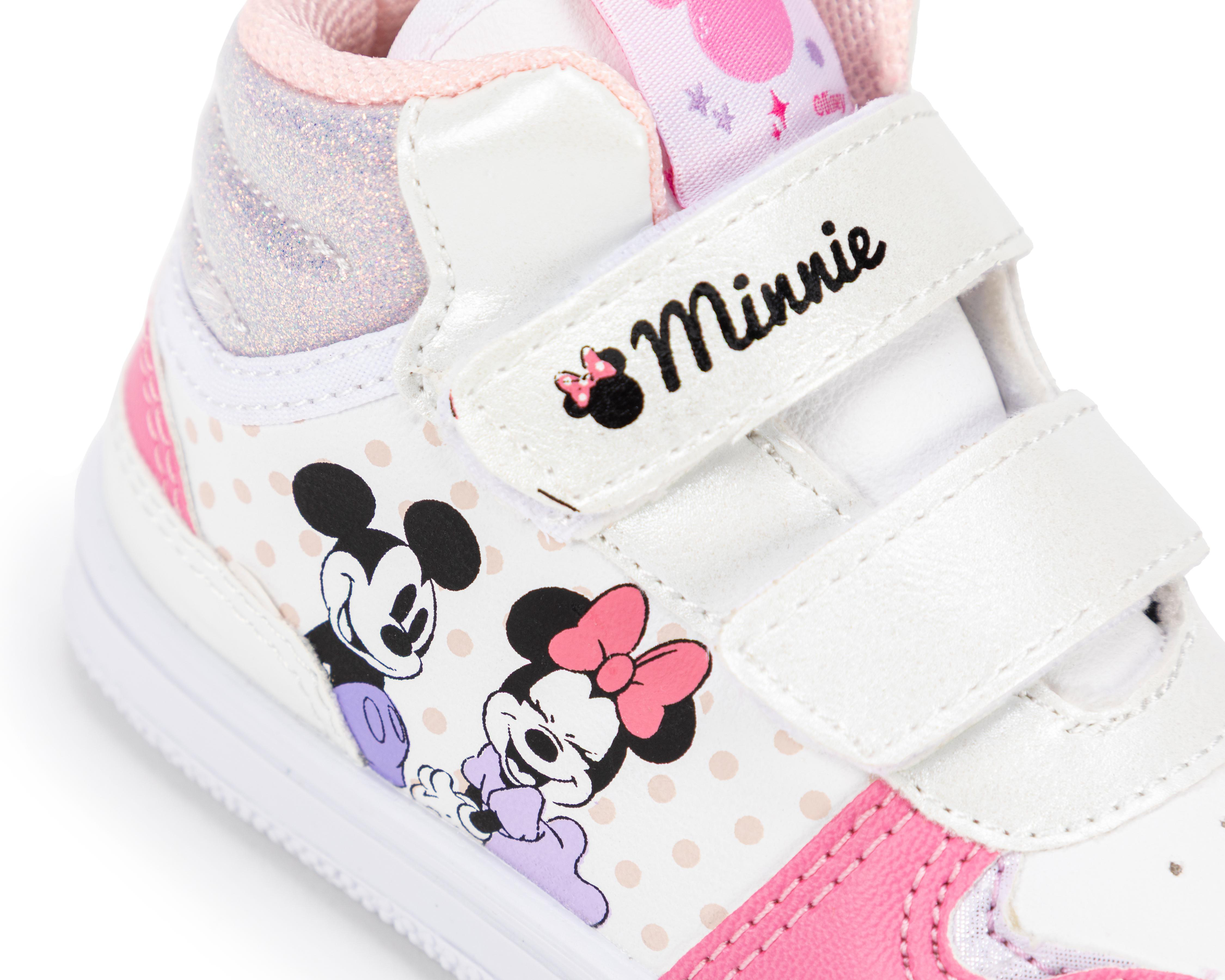 Foto 7 pulgar | Tenis Disney Minnie Mouse para Bebé Niña