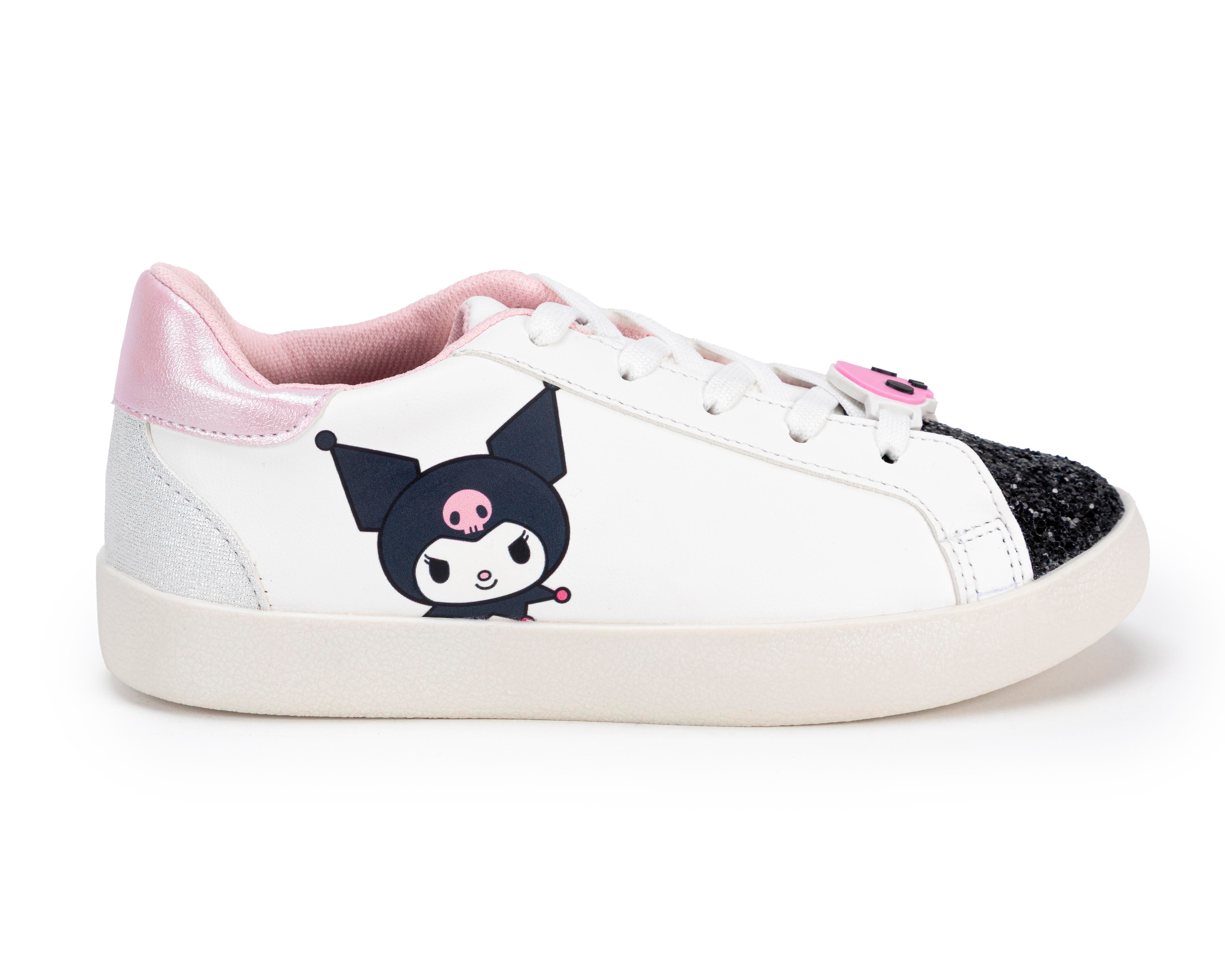 Foto 3 pulgar | Tenis Casuales Hello Kitty Kumori para Niña