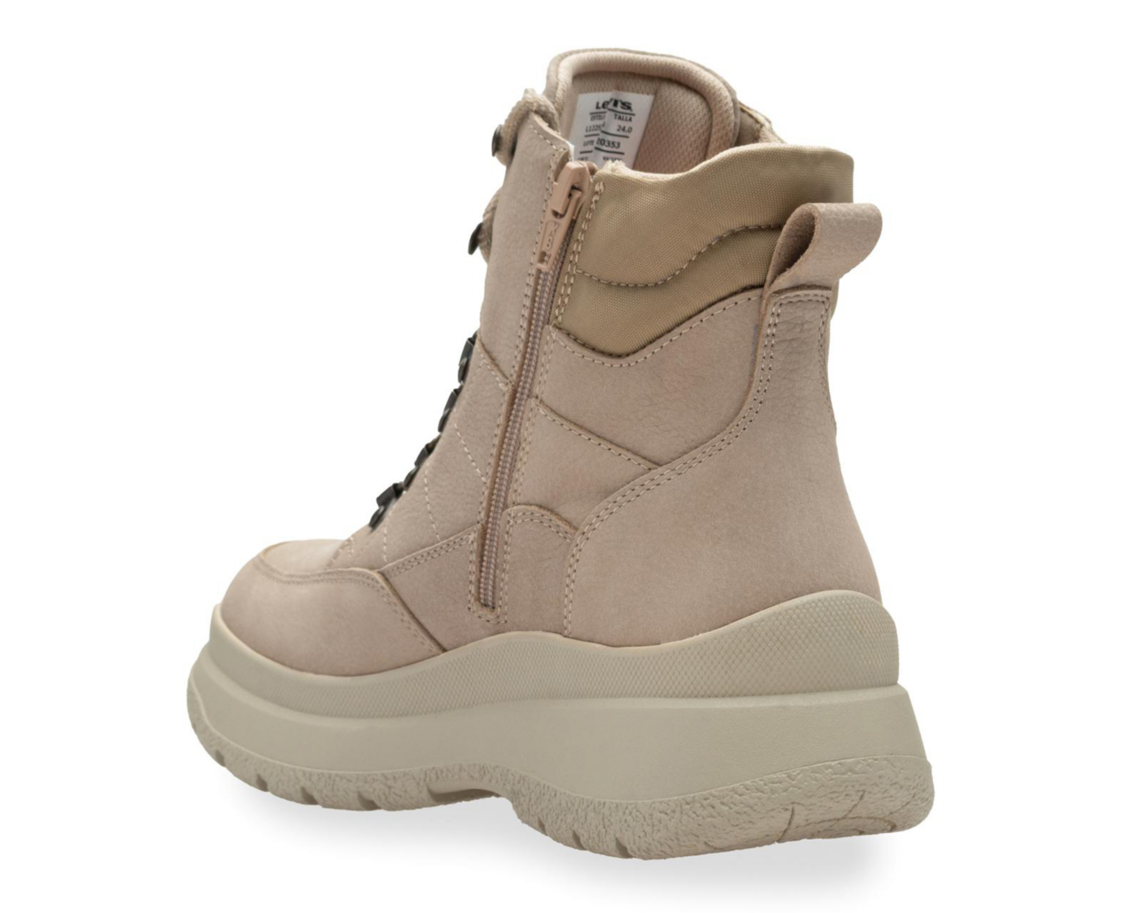 Foto 4 pulgar | Botas Urbanas Levi's Clarisa de Piel para Mujer