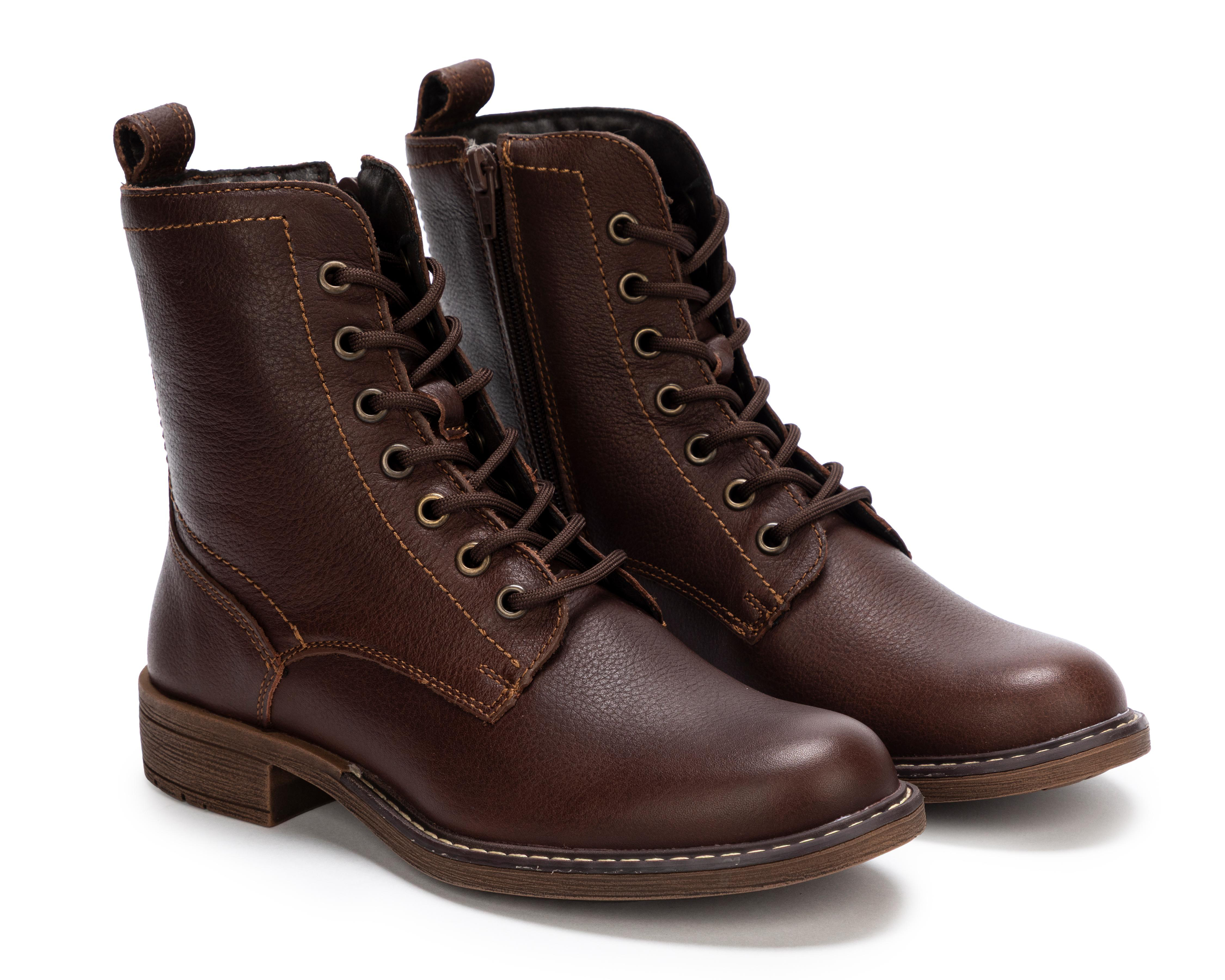 Foto 2 pulgar | Botas Urbanas Dockers Melanie de Piel para Mujer