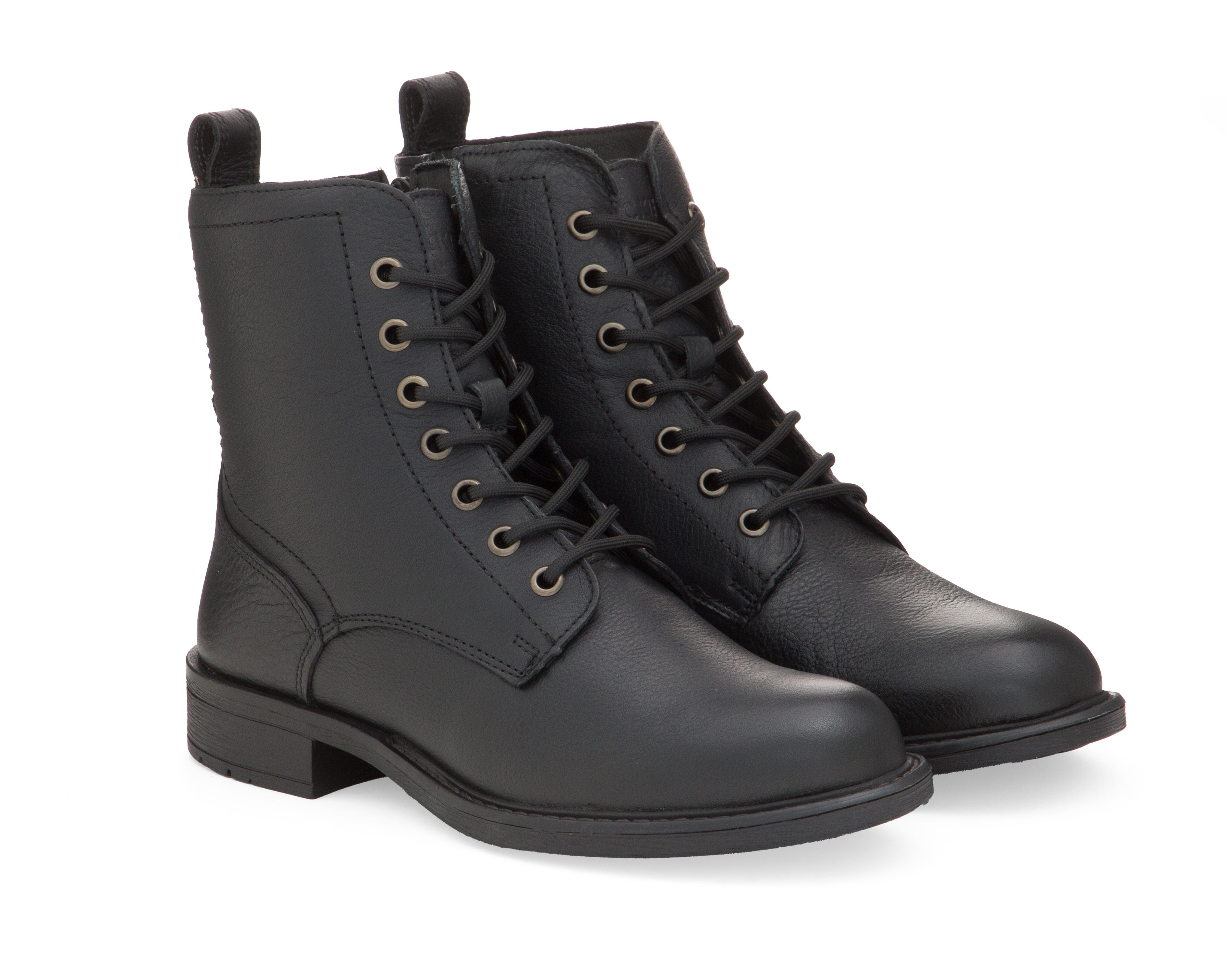 Foto 1 | Botas Urbanas Dockers Melanie de Piel para Mujer