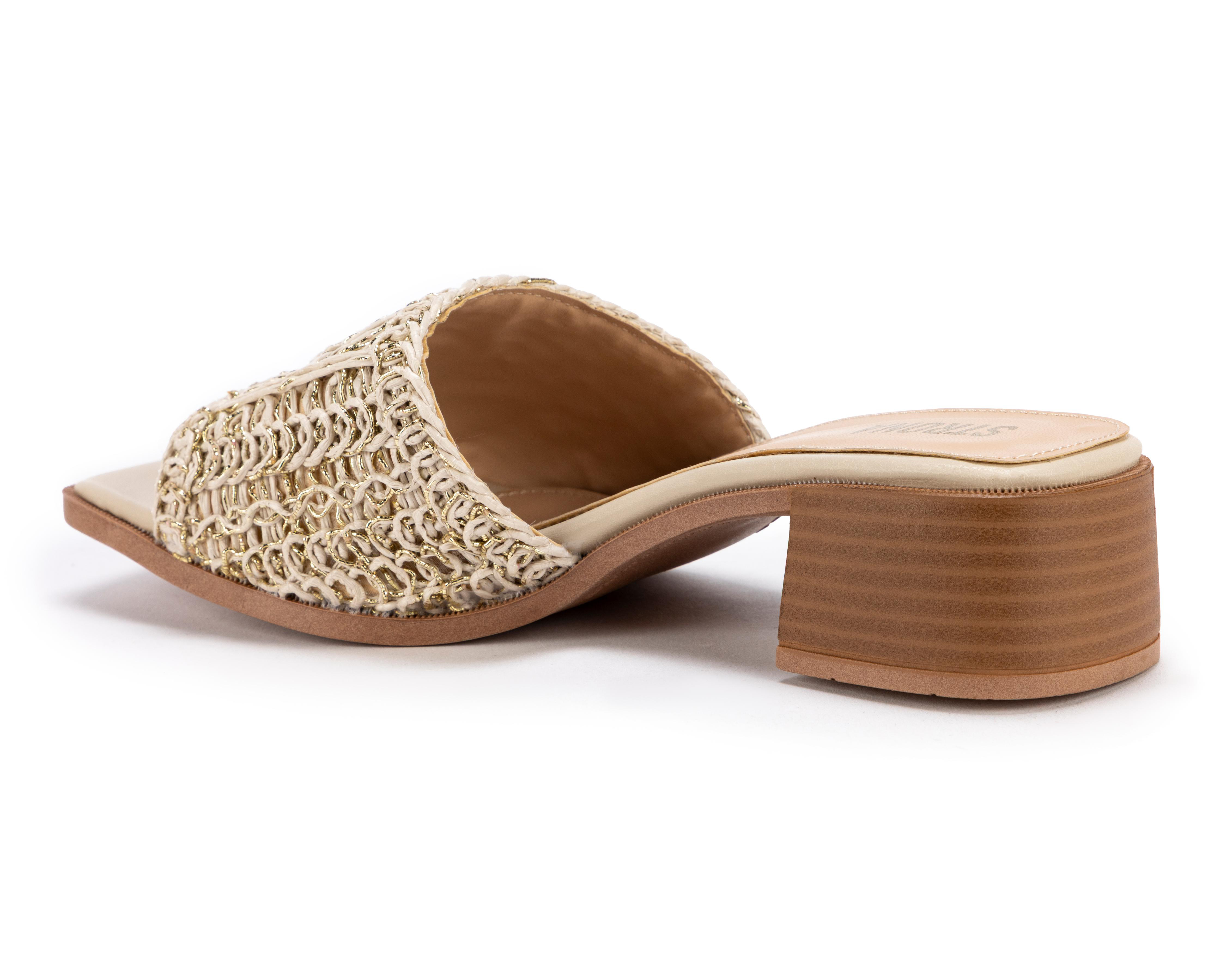 Foto 4 pulgar | Sandalias de Tacón Strona para Mujer