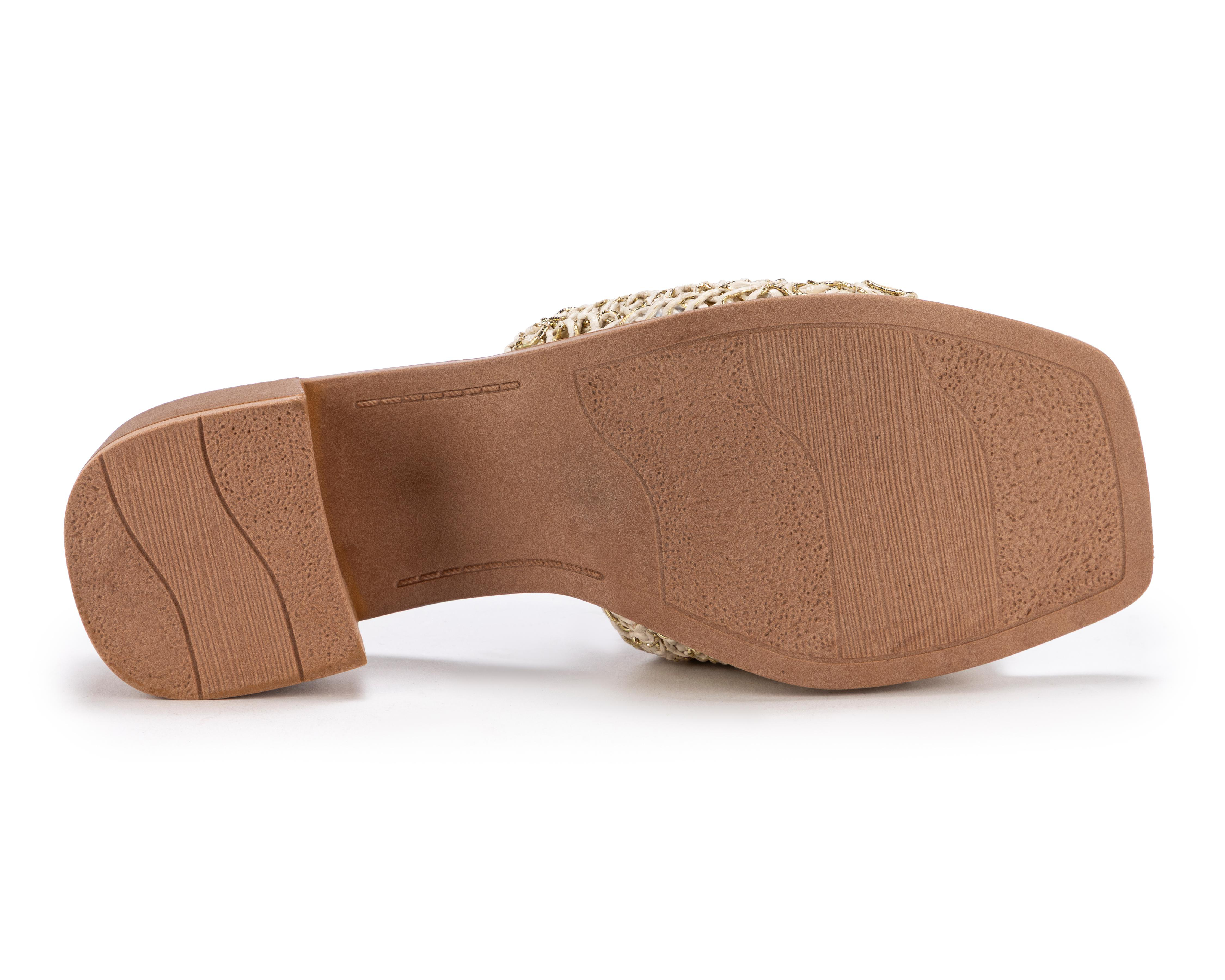 Foto 5 pulgar | Sandalias de Tacón Strona para Mujer