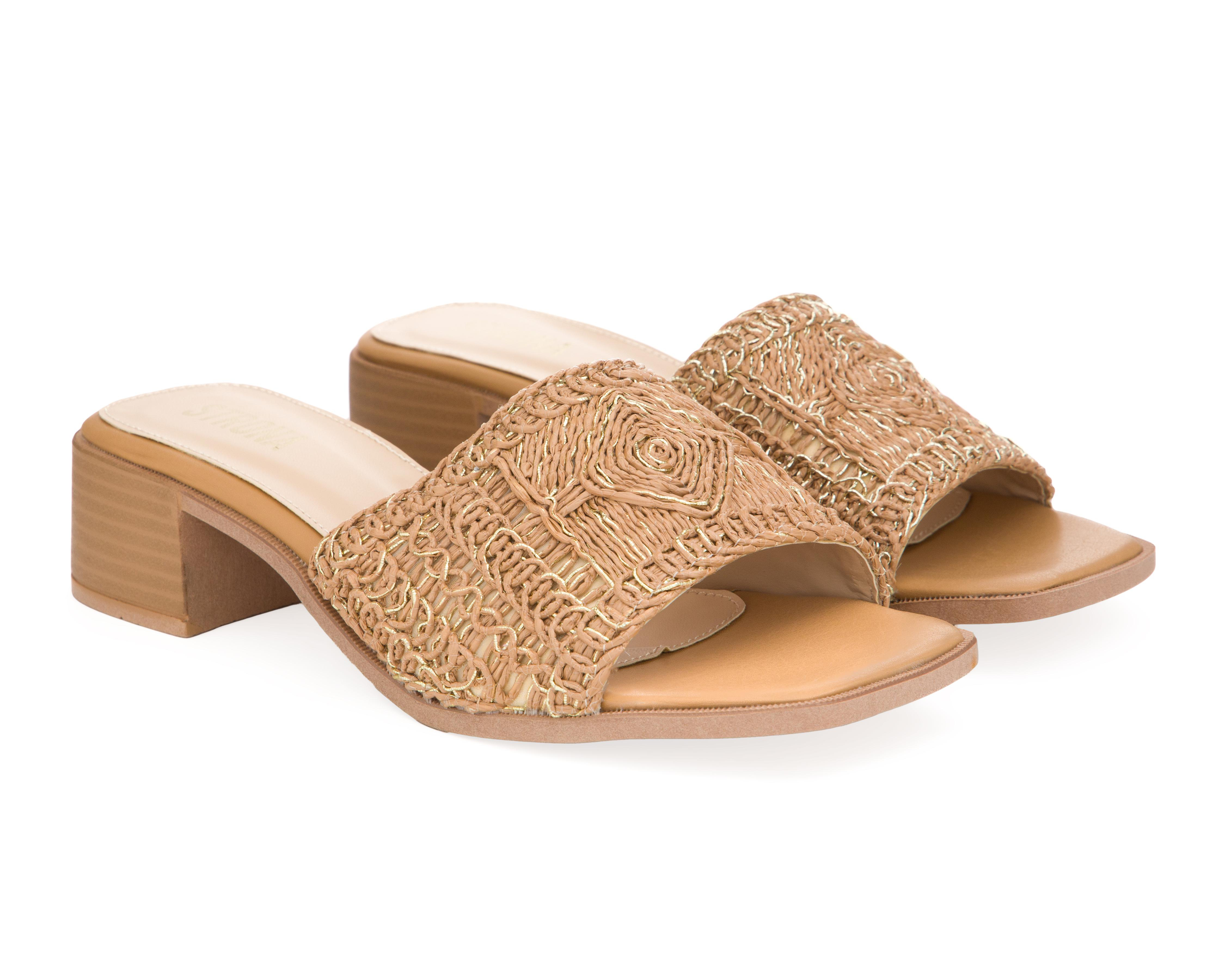 Foto 2 pulgar | Sandalias de Tacón Strona para Mujer