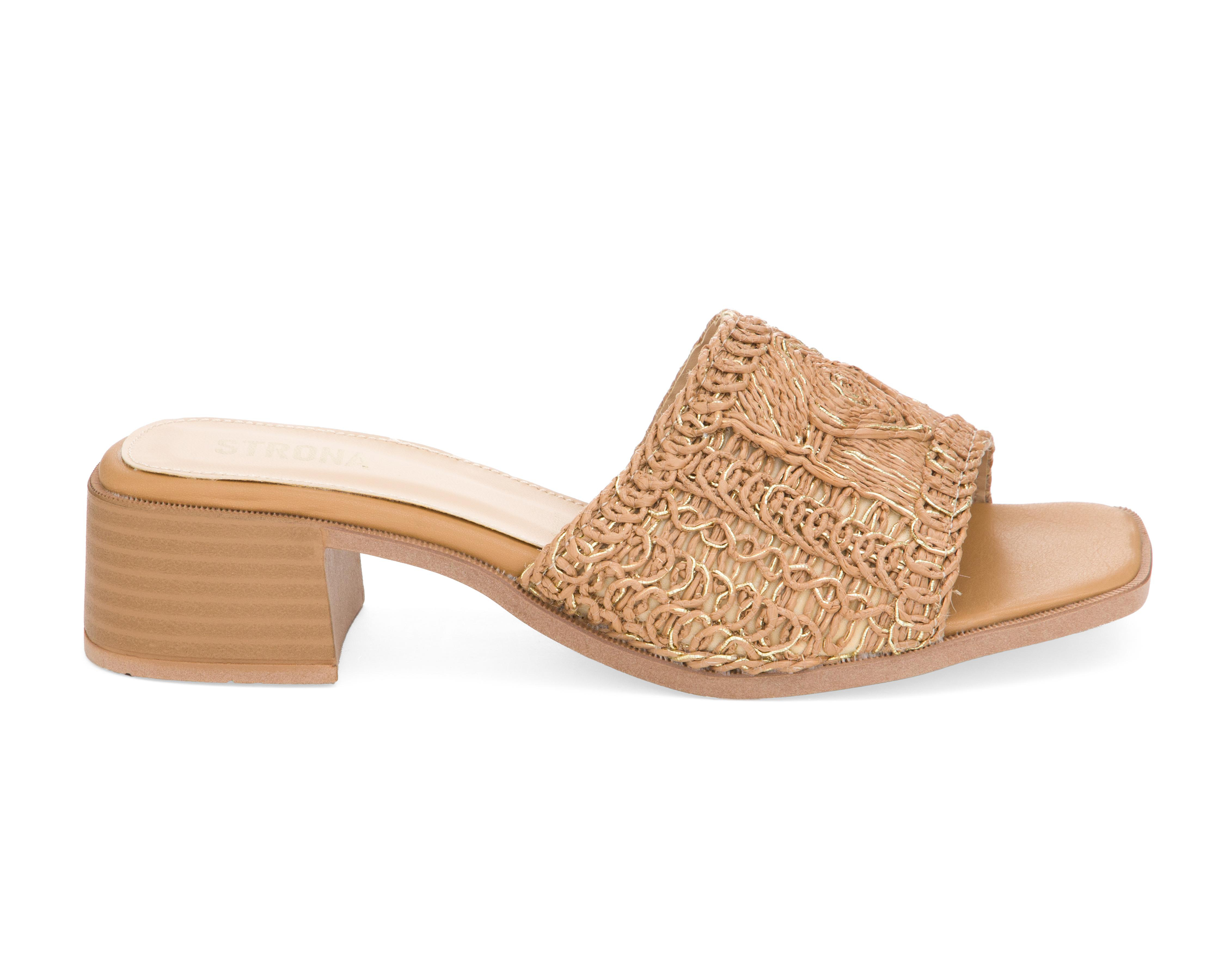 Foto 3 pulgar | Sandalias de Tacón Strona para Mujer