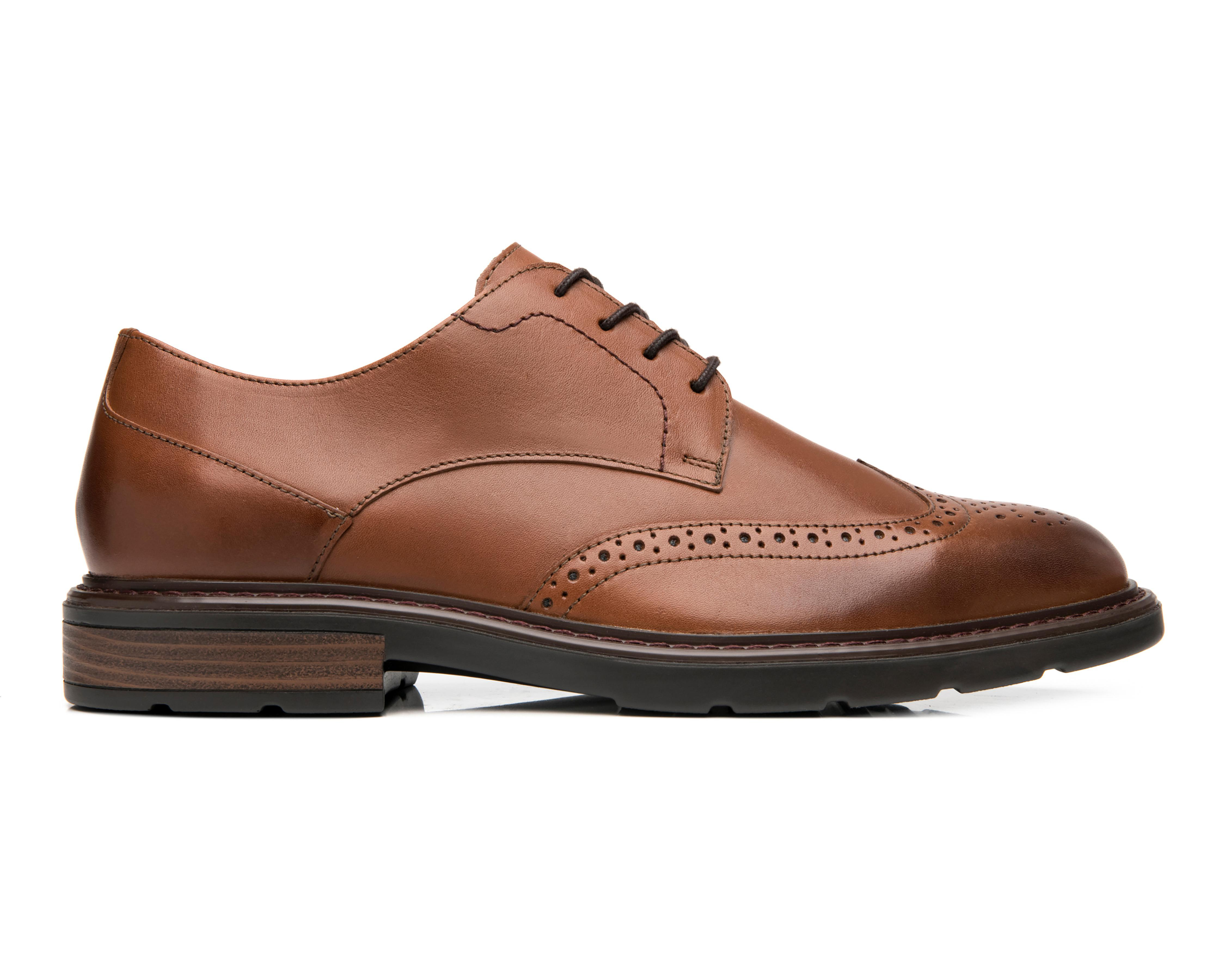 Foto 3 pulgar | Zapatos Casuales Flexi Herrán de Piel para Hombre