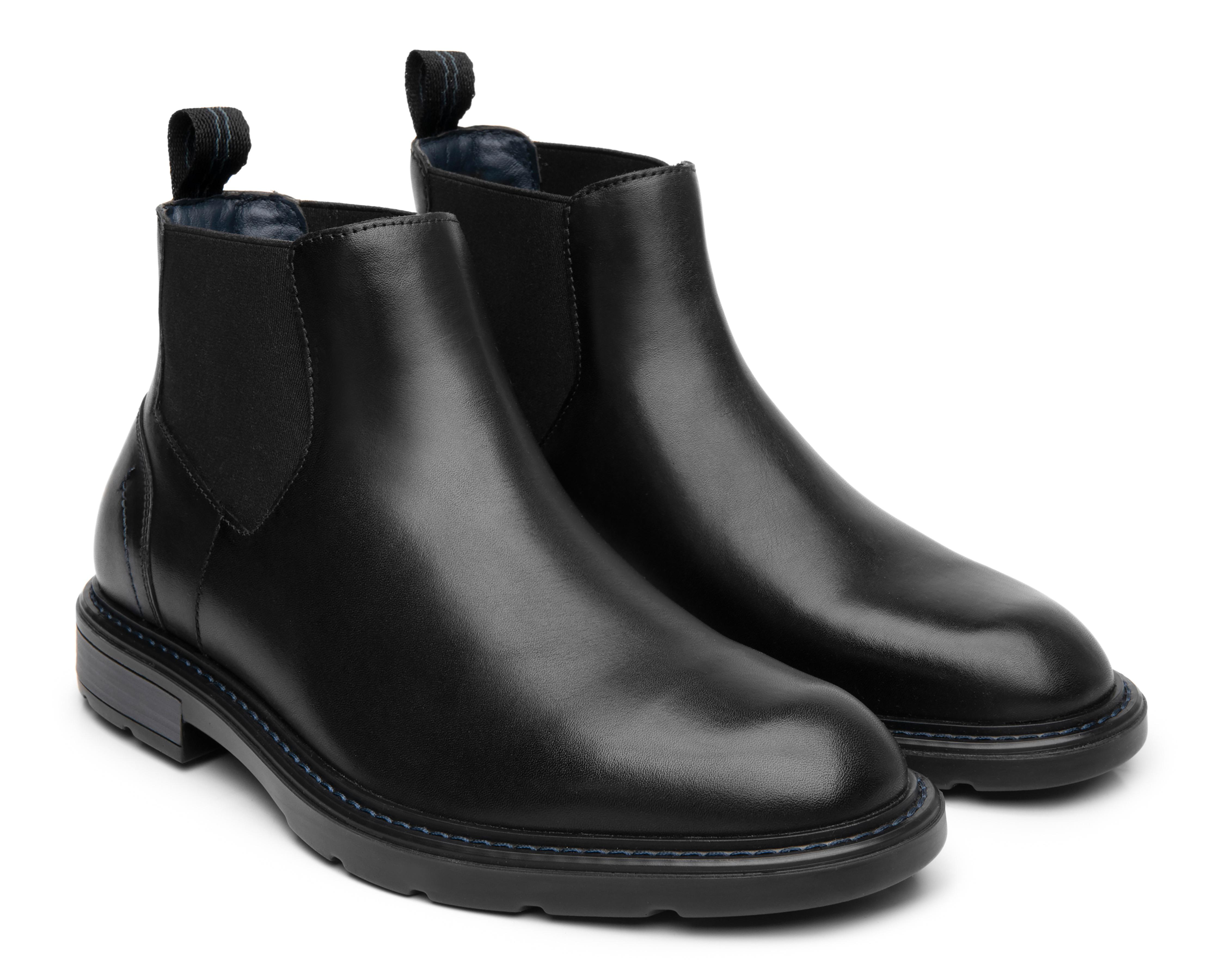 Foto 2 pulgar | Botas Casuales Flexi Herrán de Piel para Hombre