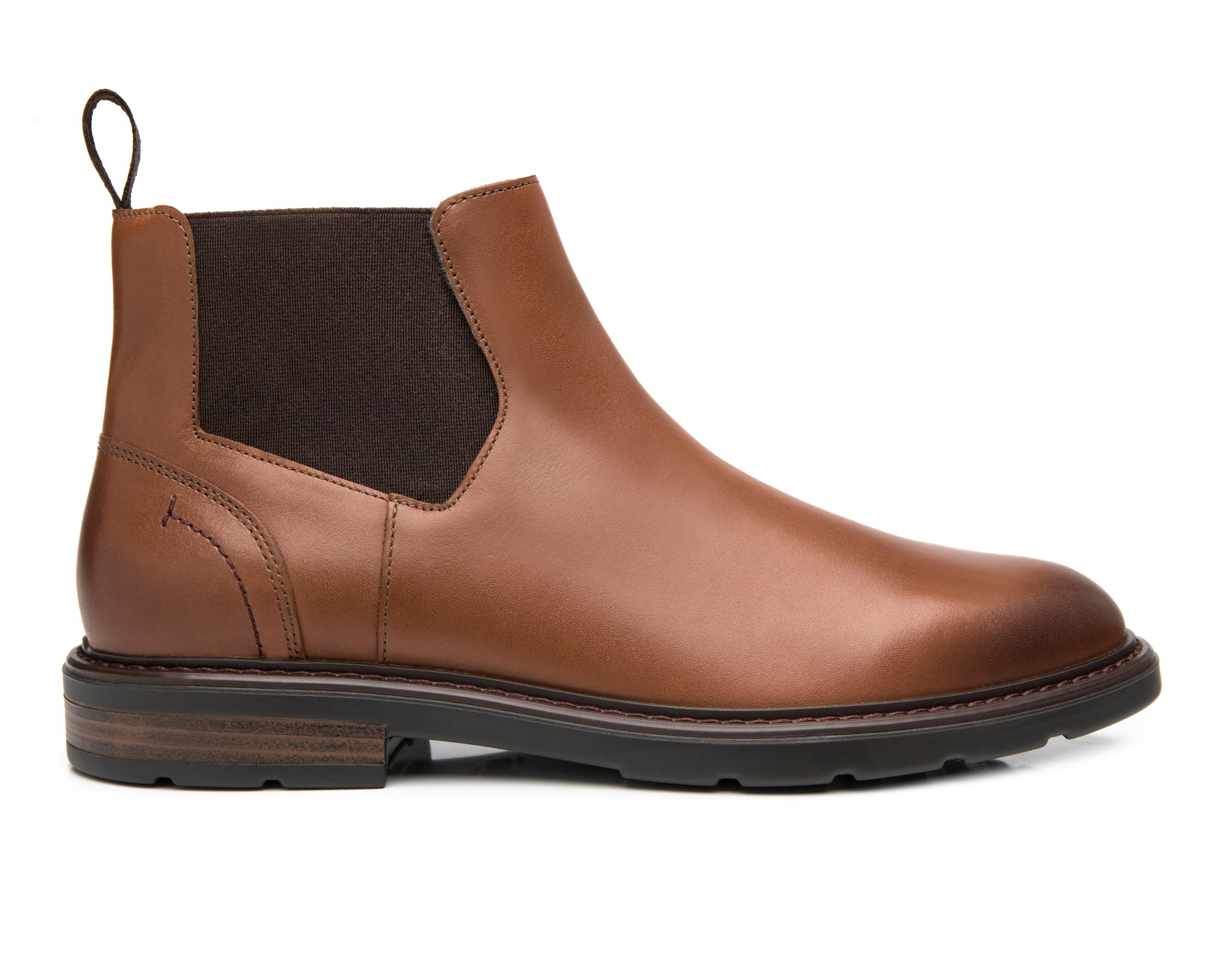 Foto 3 pulgar | Botas Casuales Flexi Herrán de Piel para Hombre