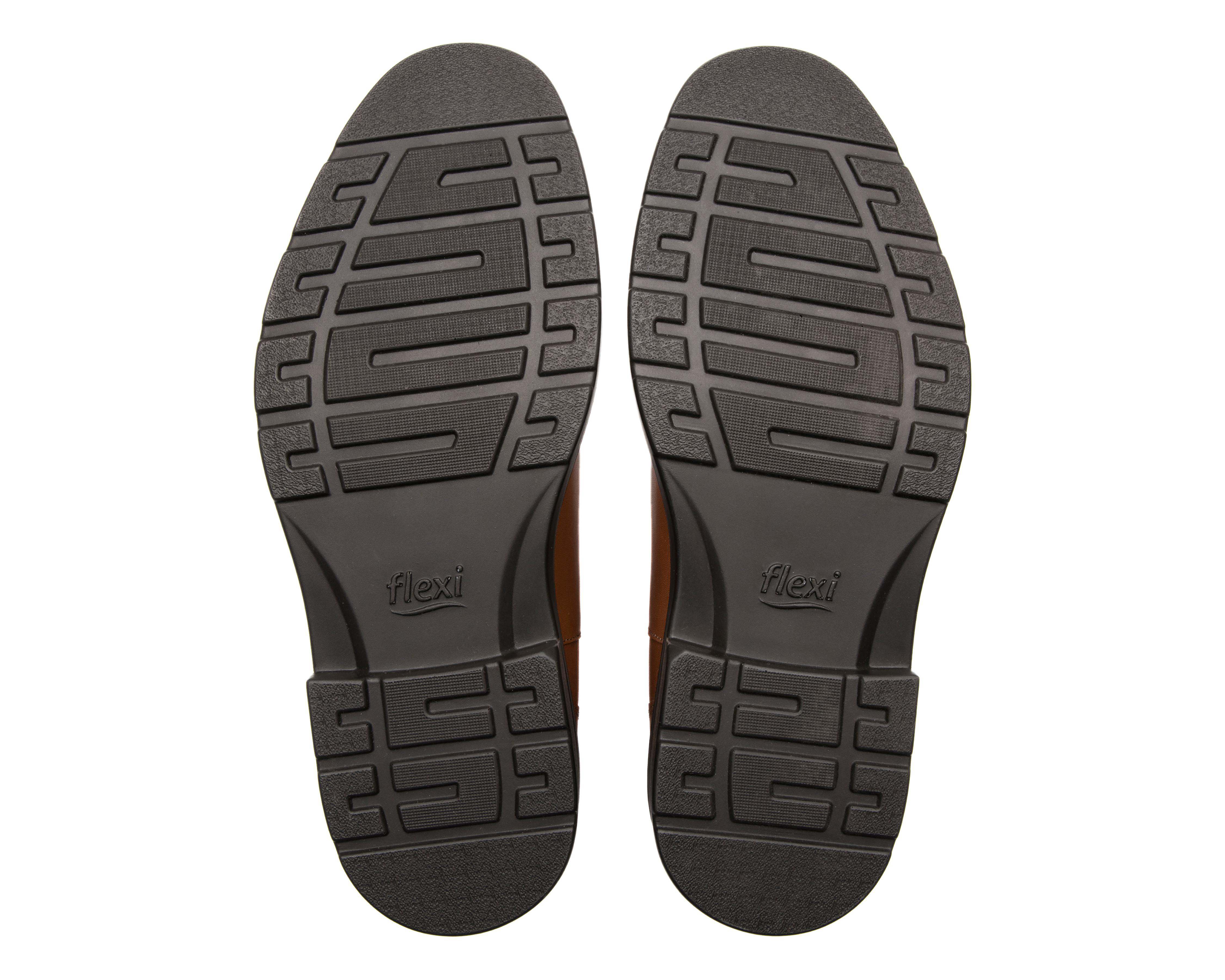 Foto 5 pulgar | Botas Casuales Flexi Herrán de Piel para Hombre