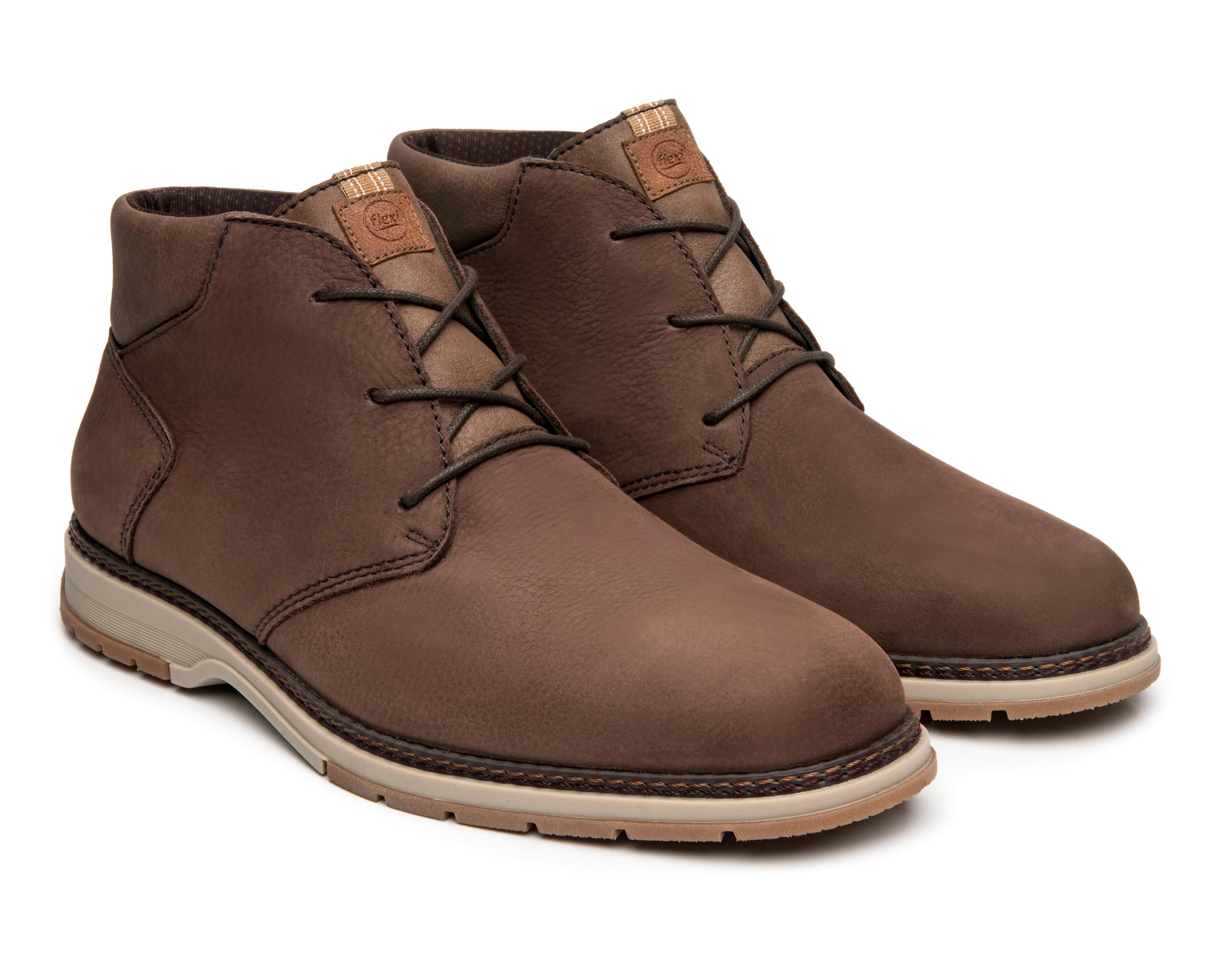 Foto 2 pulgar | Botas Casuales Flexi Jasper de Piel para Hombre