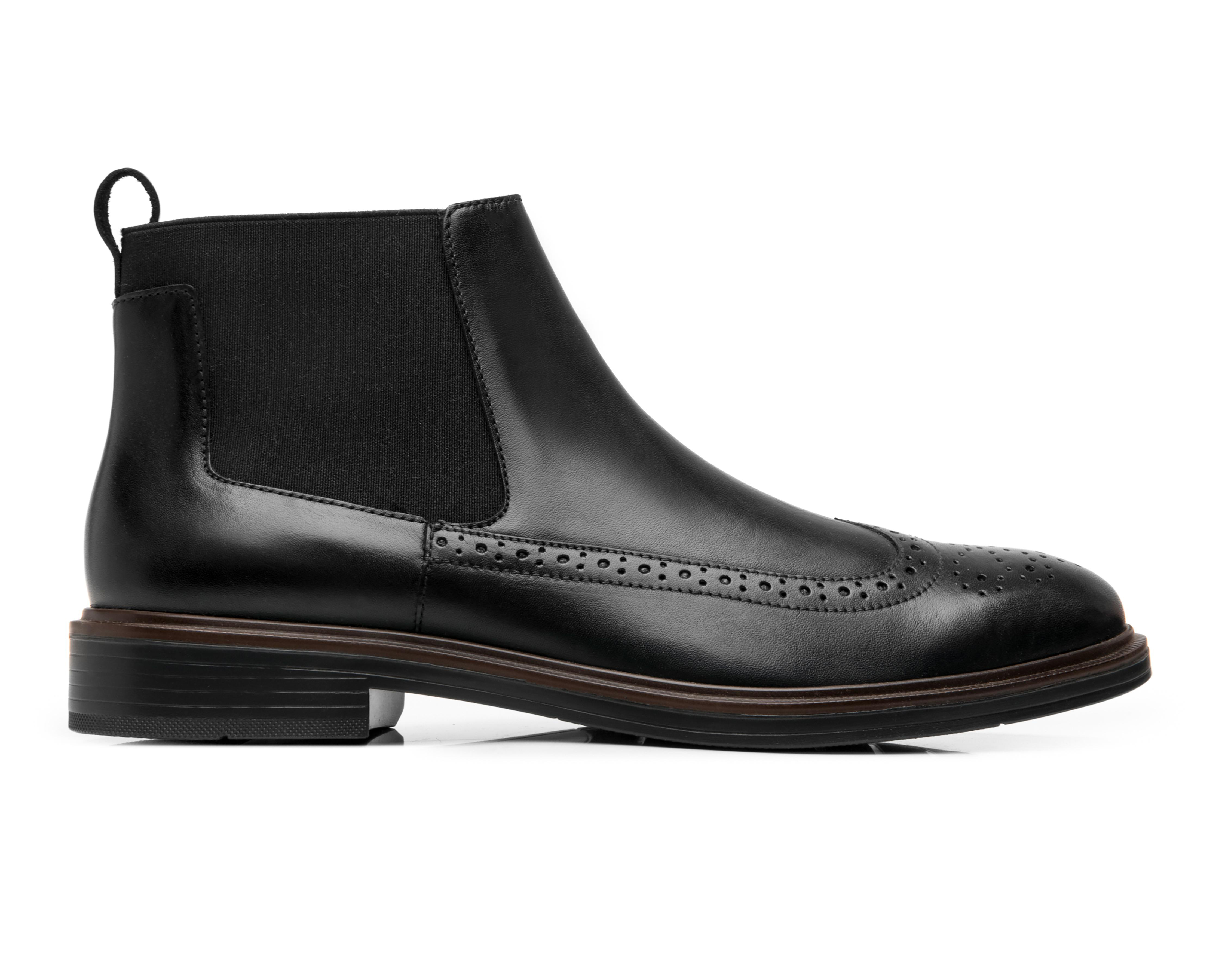 Foto 3 pulgar | Botas Casuales Flexi Parker de Piel para Hombre