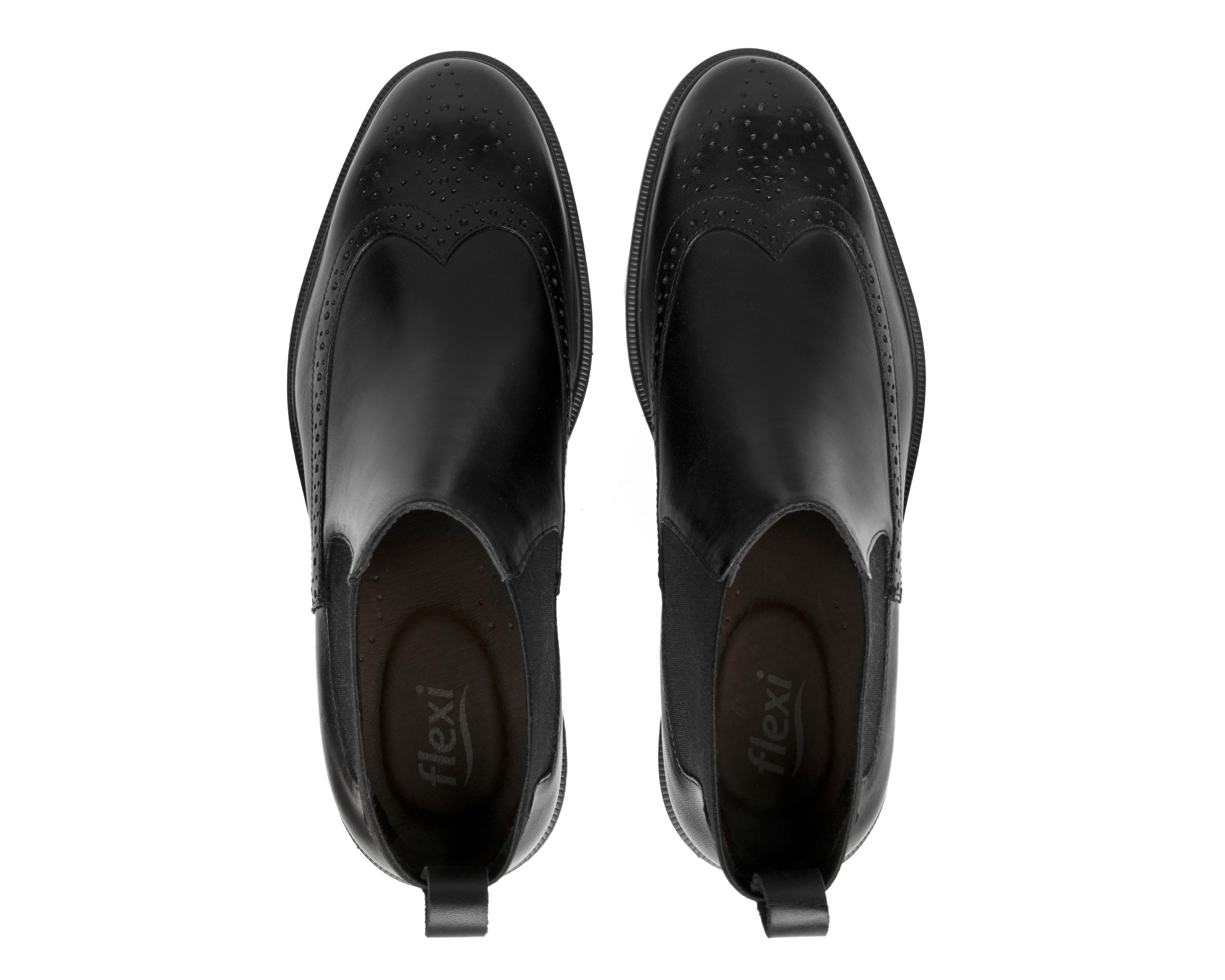Foto 6 pulgar | Botas Casuales Flexi Parker de Piel para Hombre
