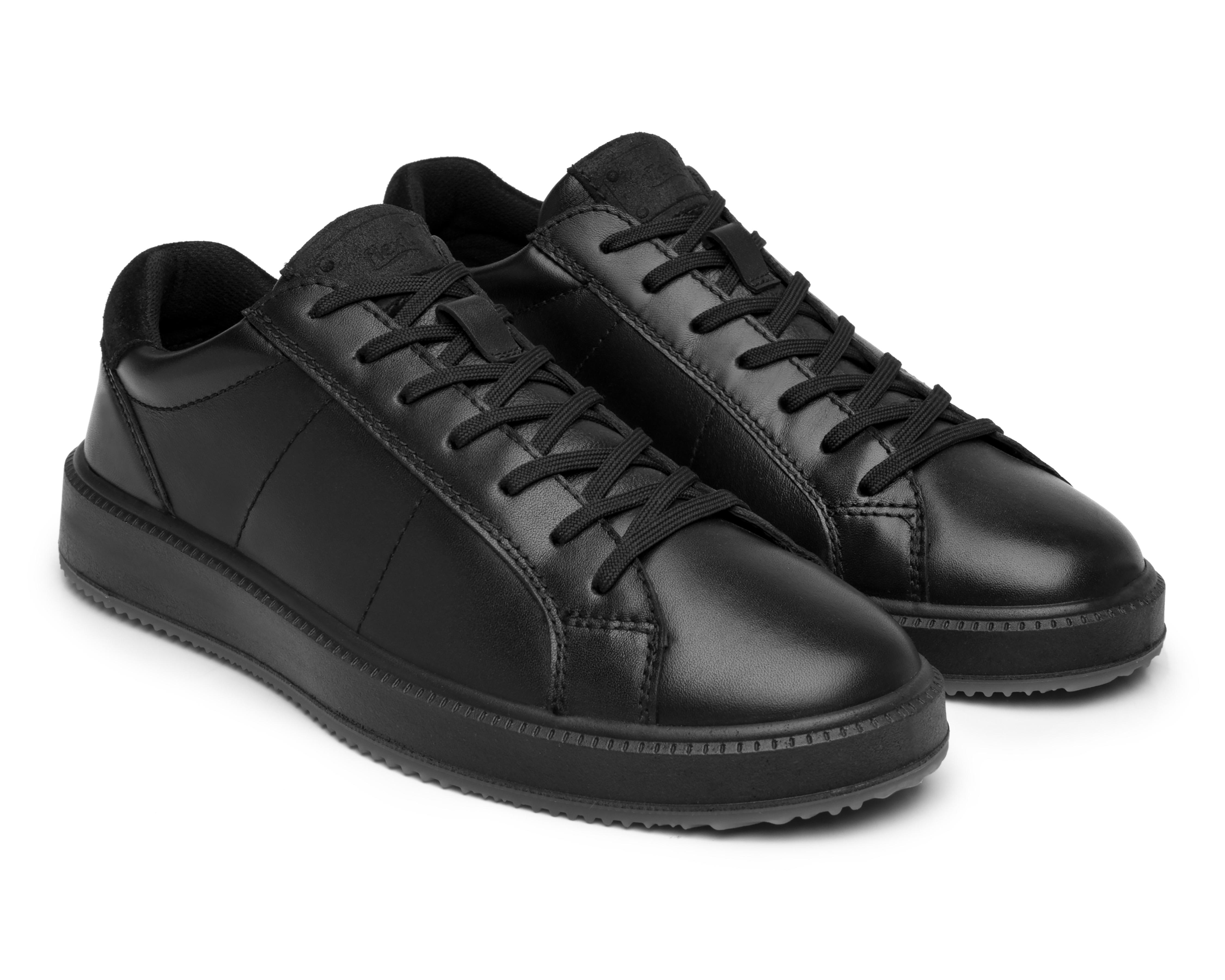 Foto 1 | Tenis Casuales Flexi Habib de Piel para Hombre