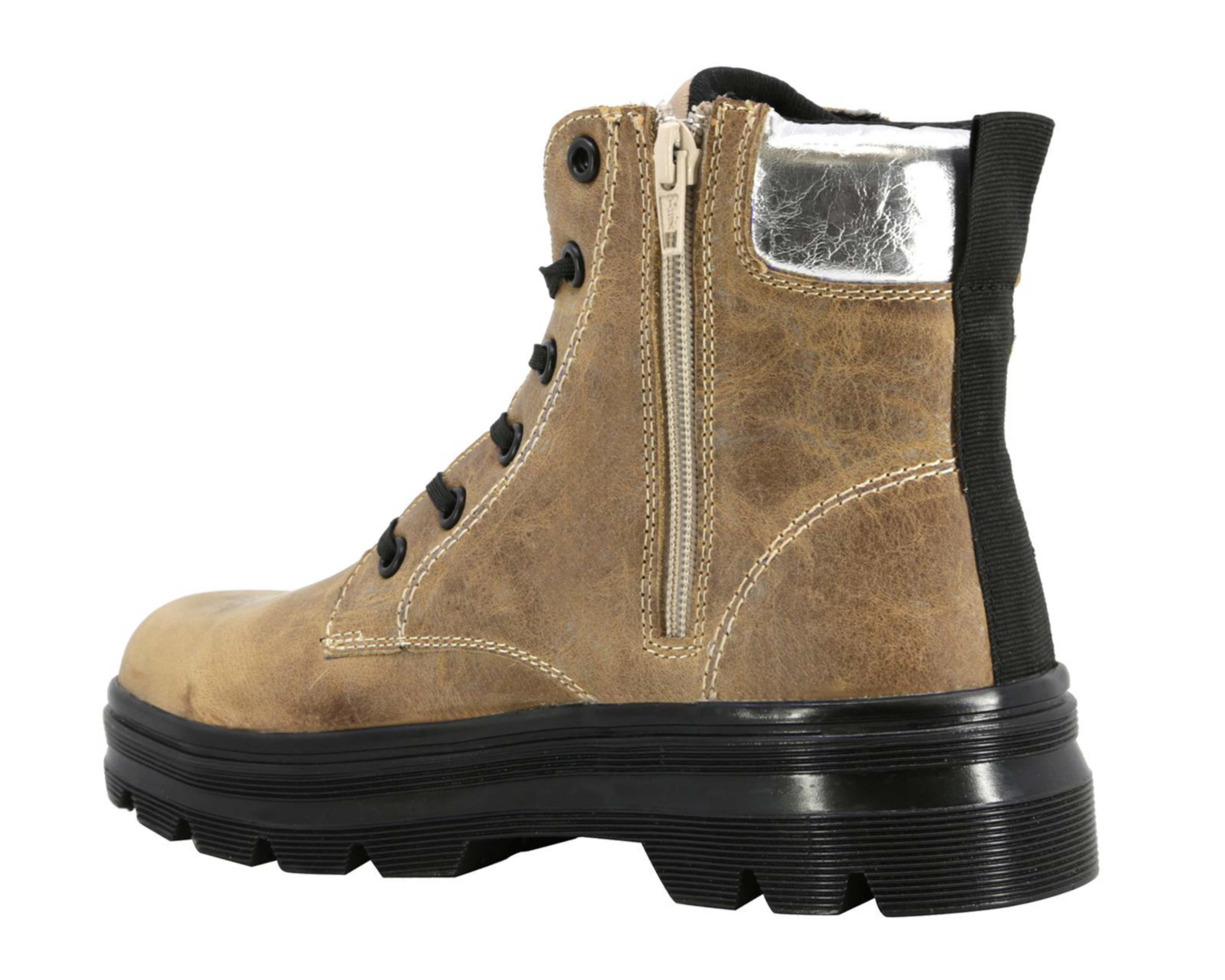 Foto 4 pulgar | Botas Urbanas Swissbrand de Piel para Mujer