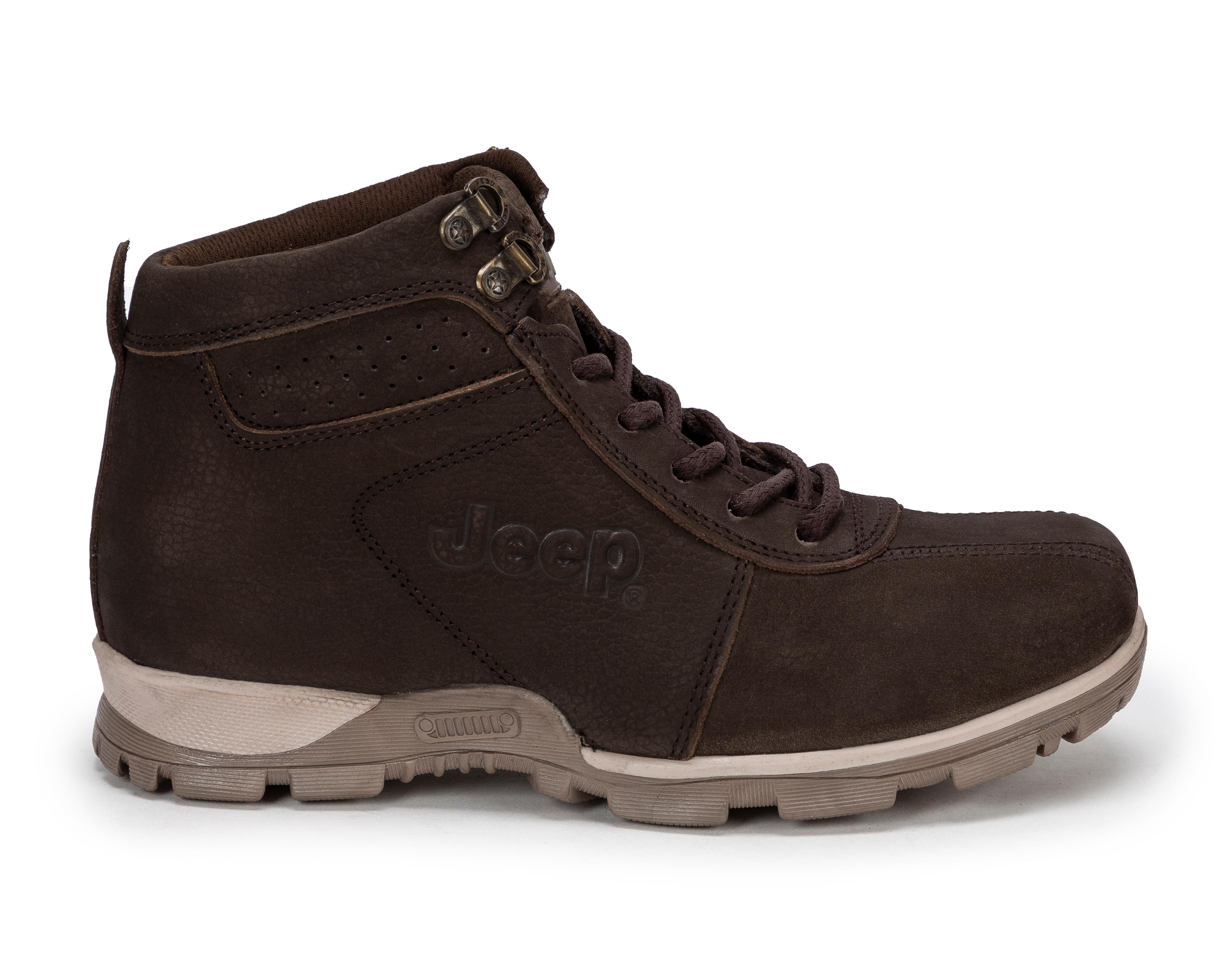 Foto 3 pulgar | Botas Urbanas Jeep de Piel para Mujer