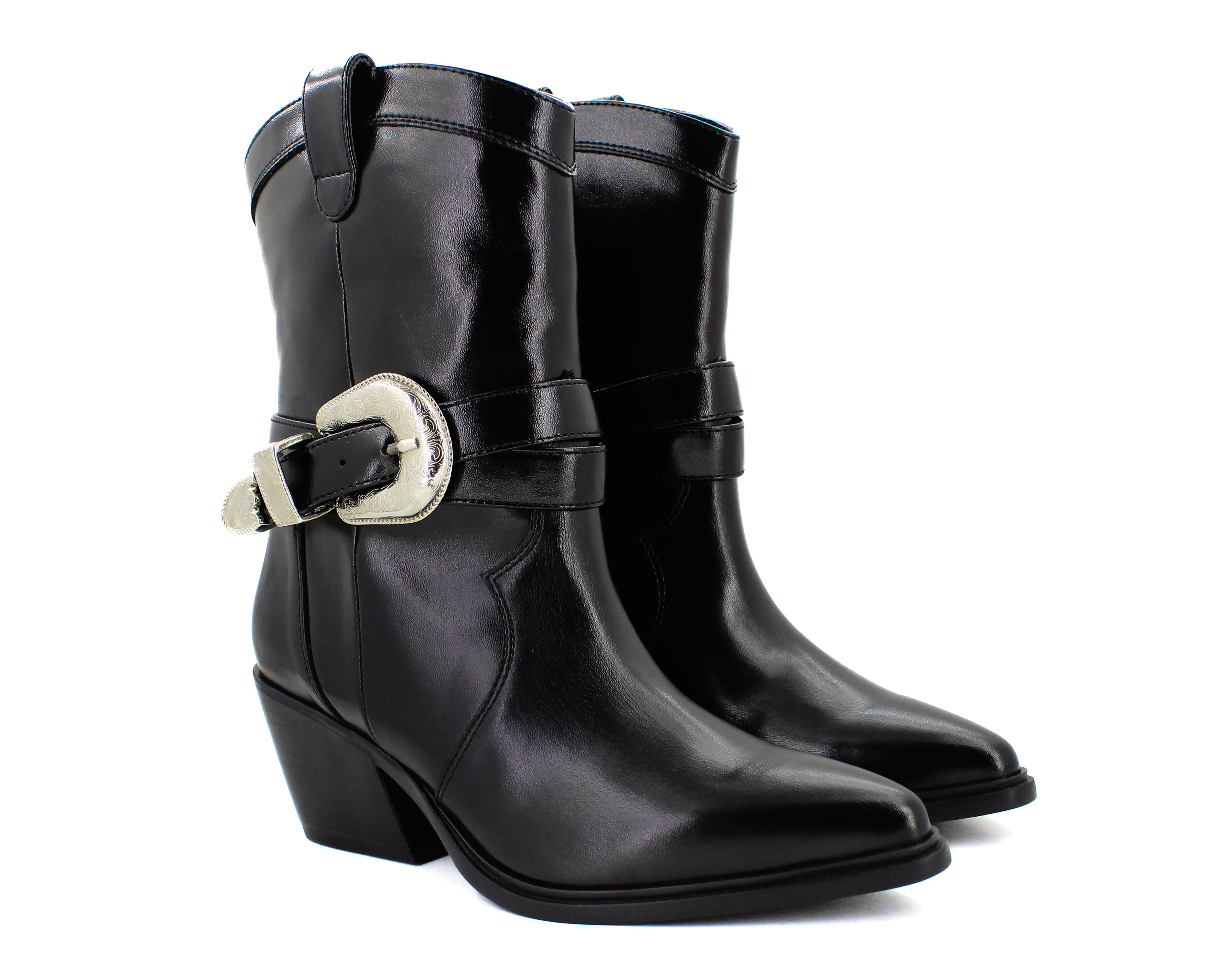 Foto 2 pulgar | Botas Vaqueras Salamandra para Mujer