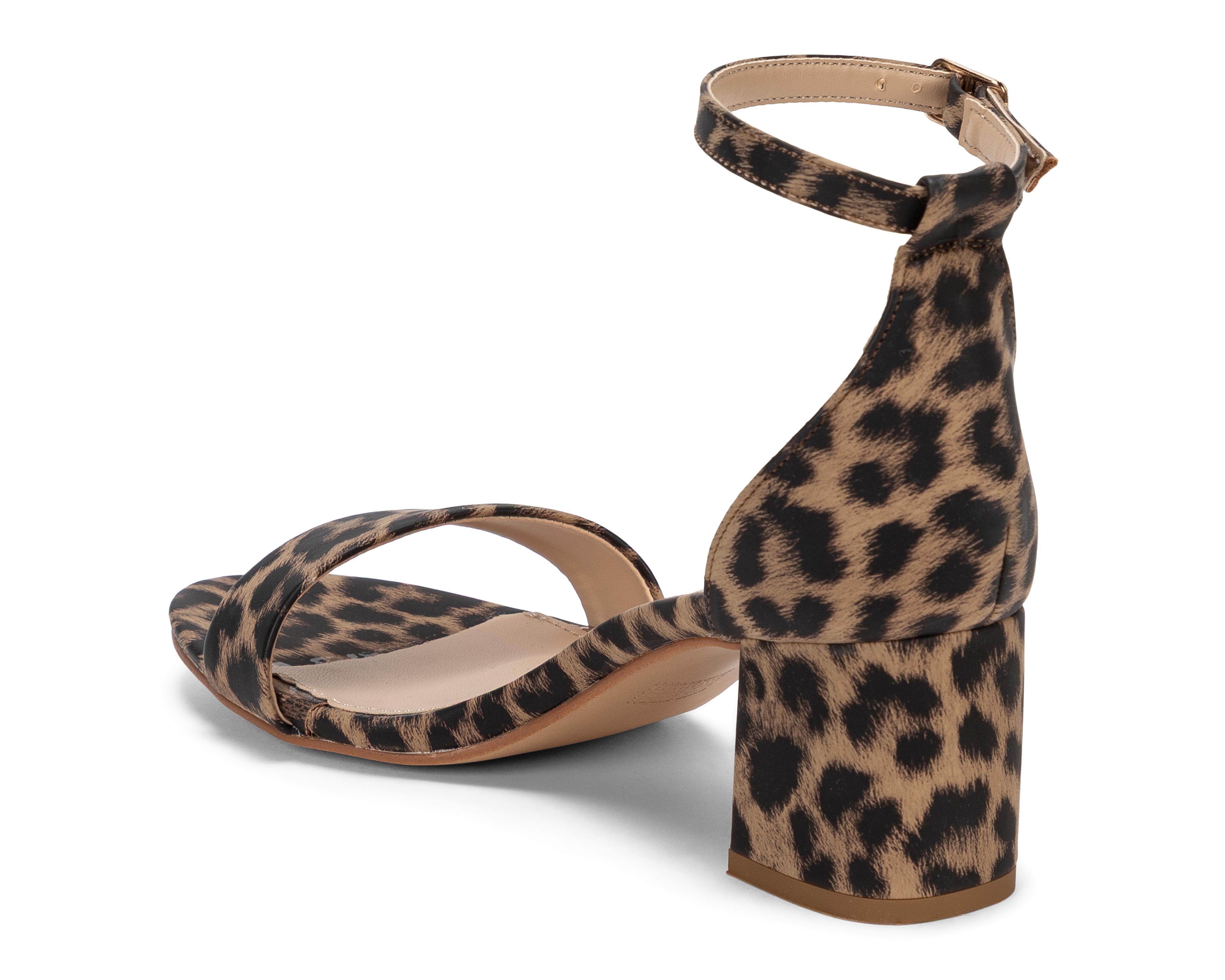 Foto 3 | Sandalias de Tacón Lady Paulina Almendra para Mujer