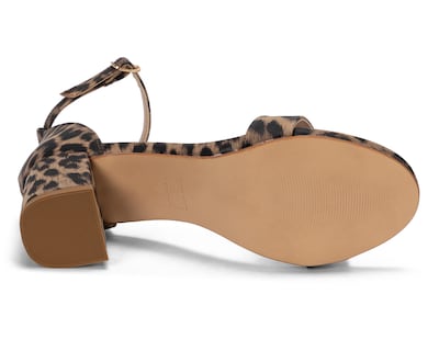 Foto 4 | Sandalias de Tacón Lady Paulina Almendra para Mujer