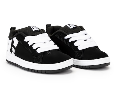 Foto 1 | Tenis DC Shoes Court Graffik de Piel para Niño