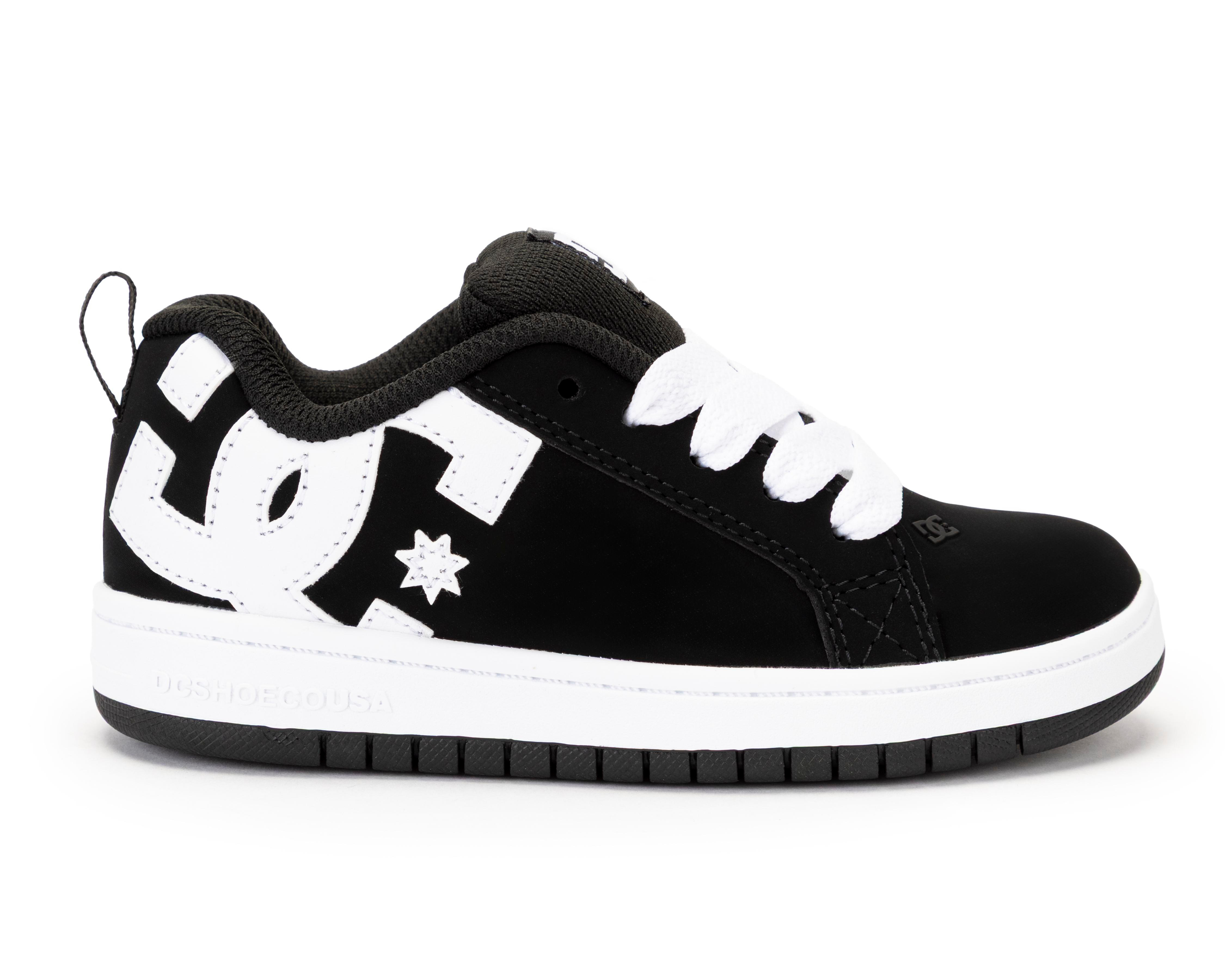 Foto 3 pulgar | Tenis DC Shoes Court Graffik de Piel para Niño