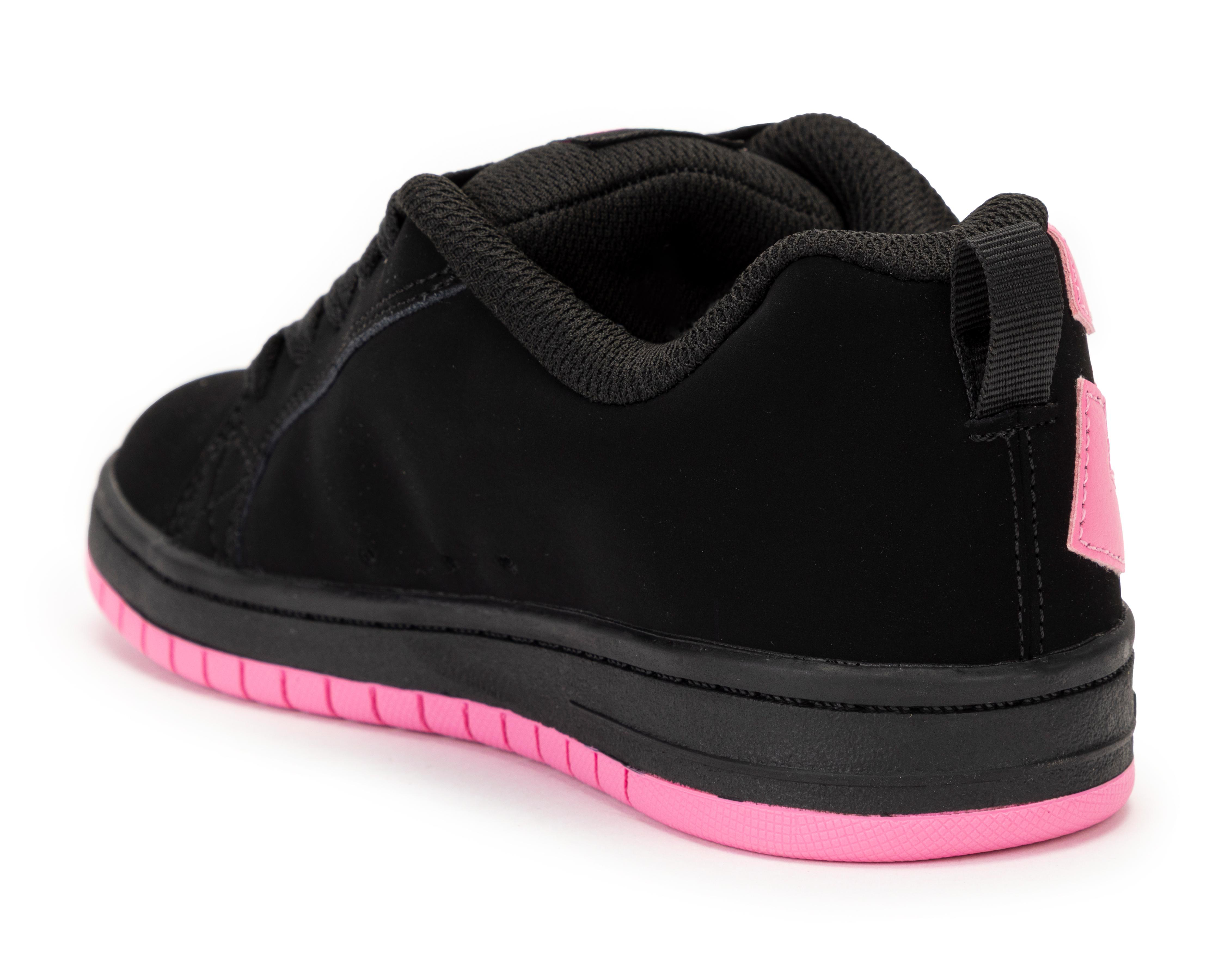Foto 4 pulgar | Tenis Casuales DC Shoes Court Graffik de Piel para Niña