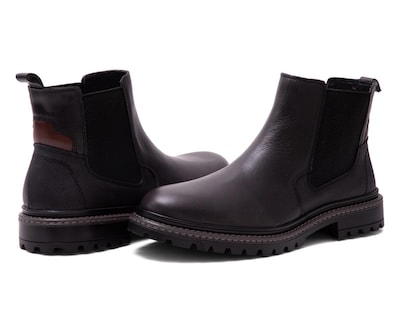 Foto 1 | Botas Casuales Christian Gallery de Piel para Hombre