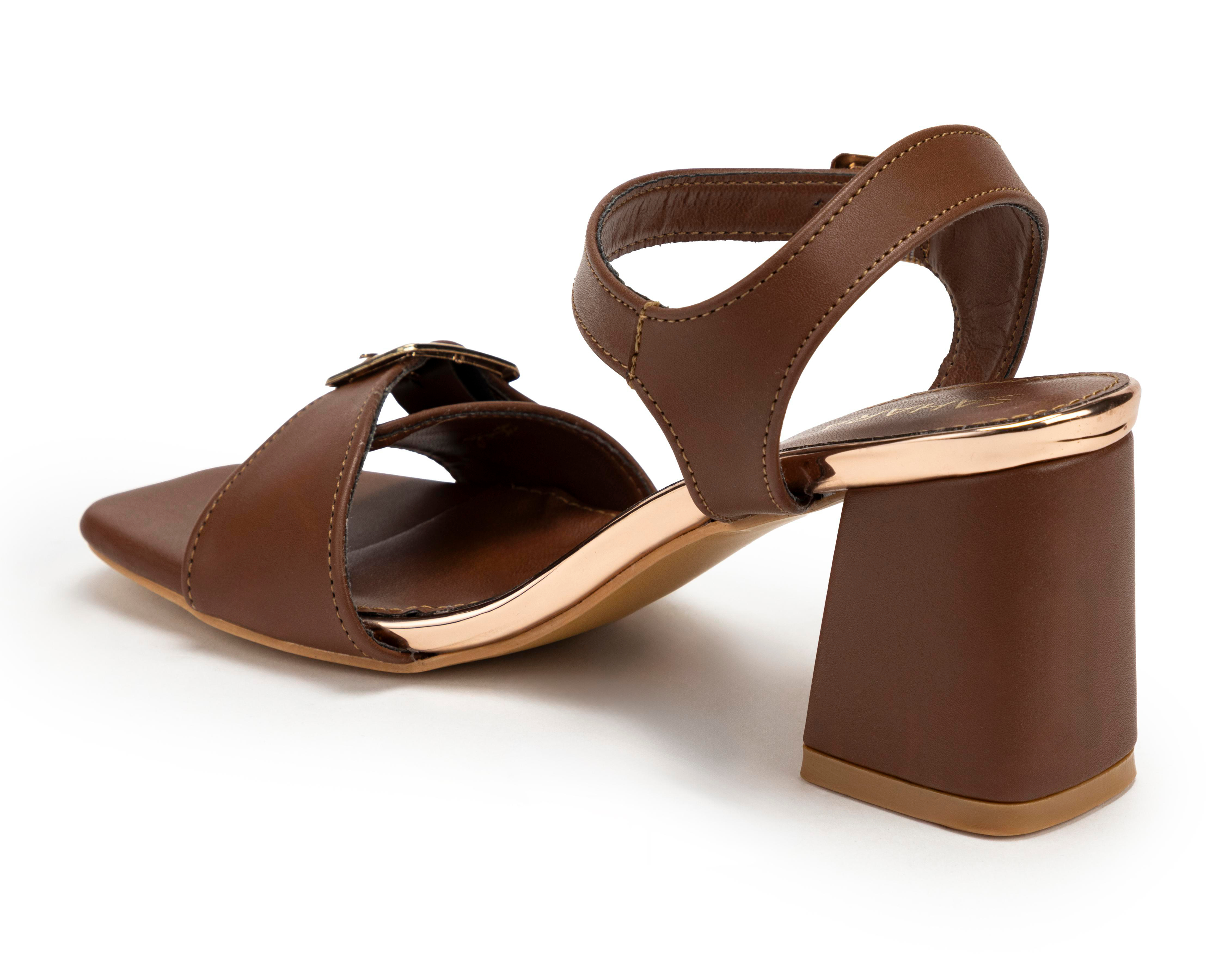 Foto 4 pulgar | Sandalias de Tacón Sahara para Mujer