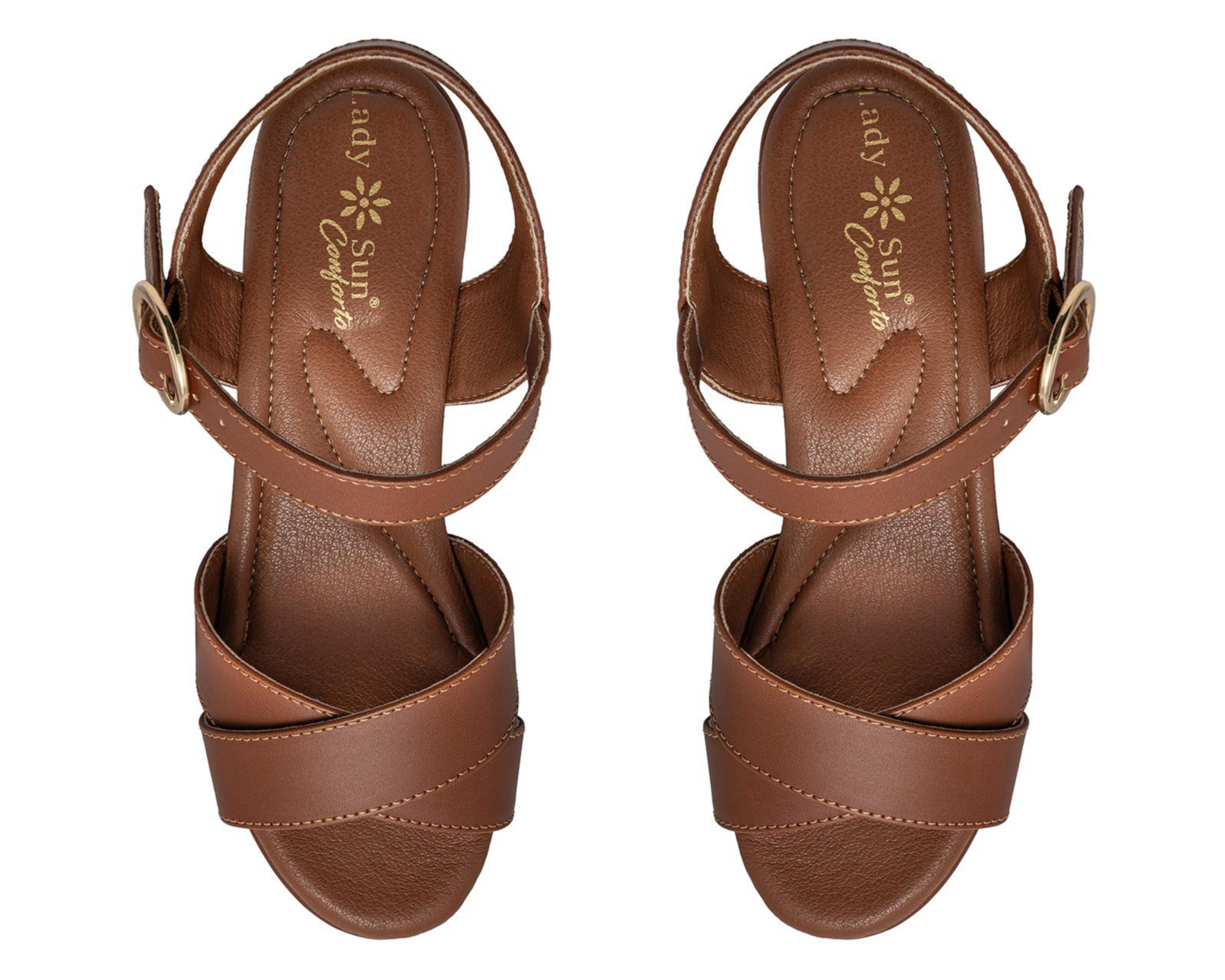Foto 5 pulgar | Sandalias Confort Lady Sun Conforto para Mujer