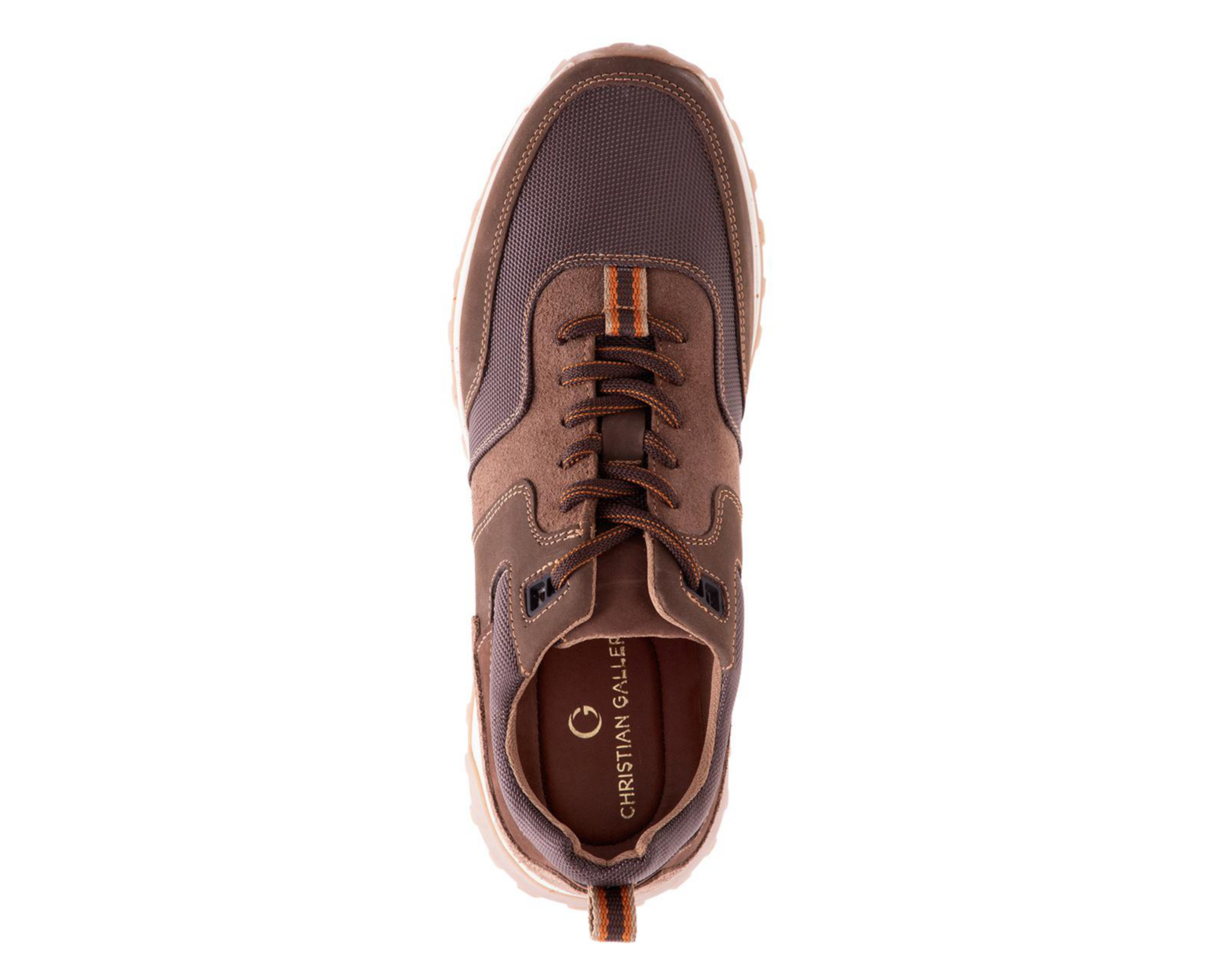 Foto 4 | Tenis Casuales Christian Gallery de Piel para Hombre