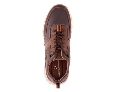 Foto 4 | Tenis Casuales Christian Gallery de Piel para Hombre
