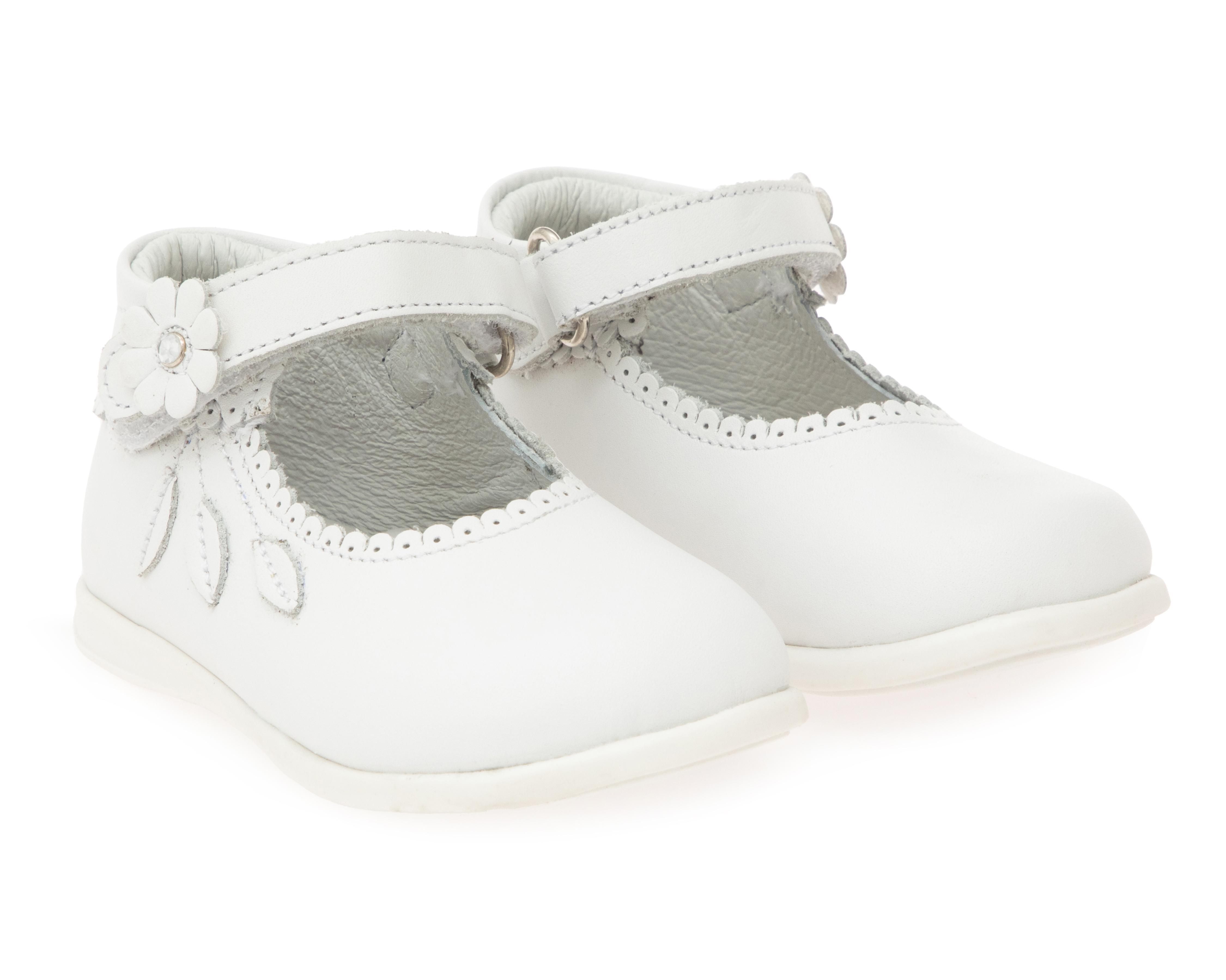 Zapatos Coqueta de Piel para Bebé Niña